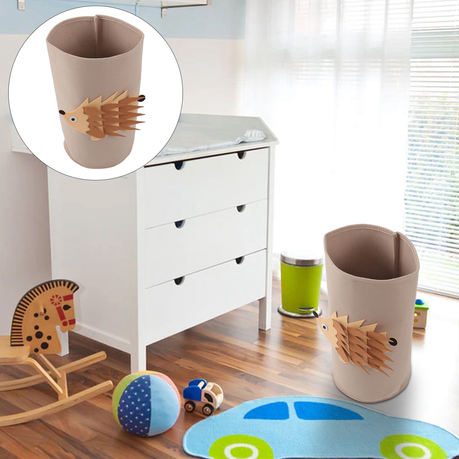 Cotton Laundry Hamper Thickened Cartoon Animal Children's Toys Household view 12
