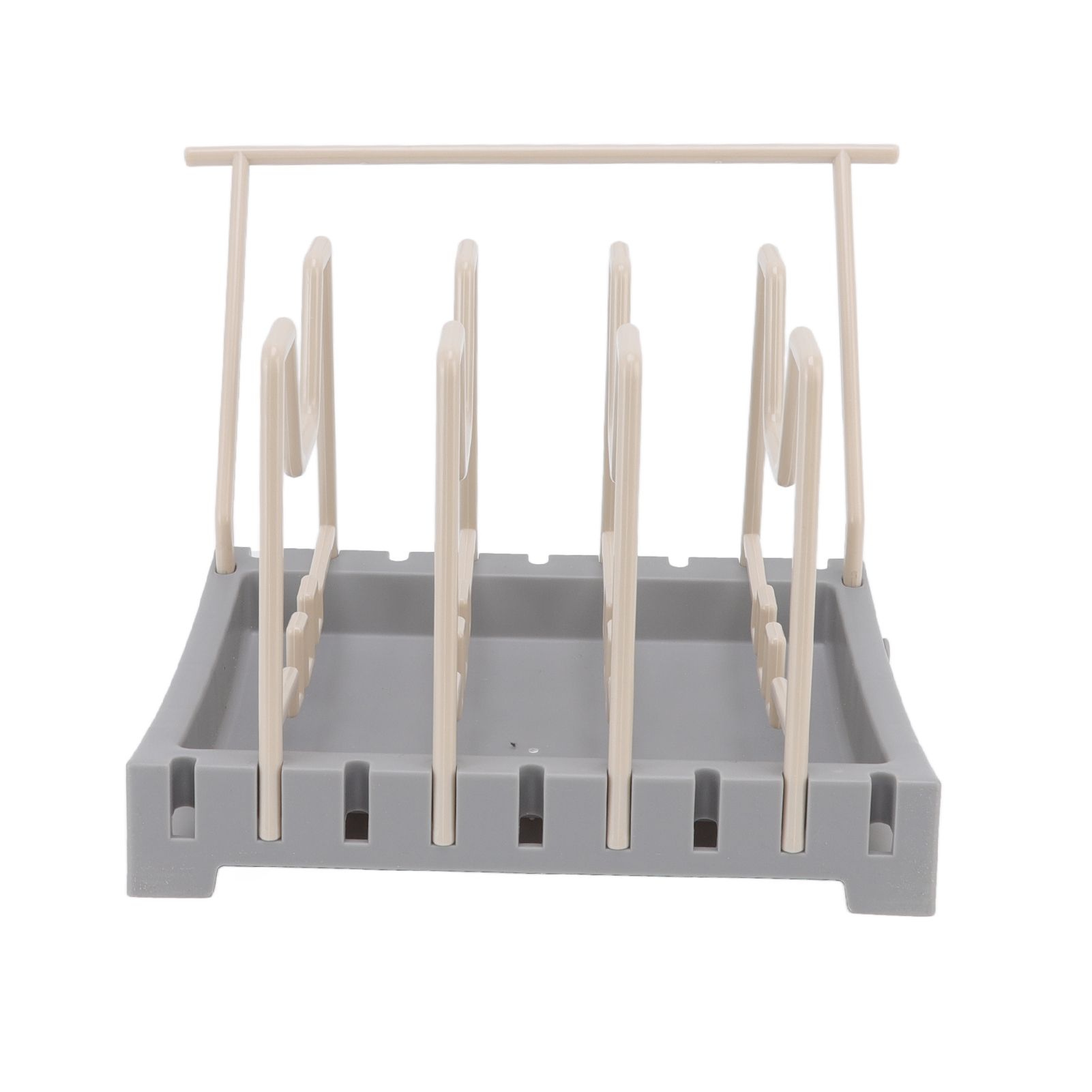 Pot Lid Holder Durable PP Space Saving Stable Nonslip Base Wide Application view 7