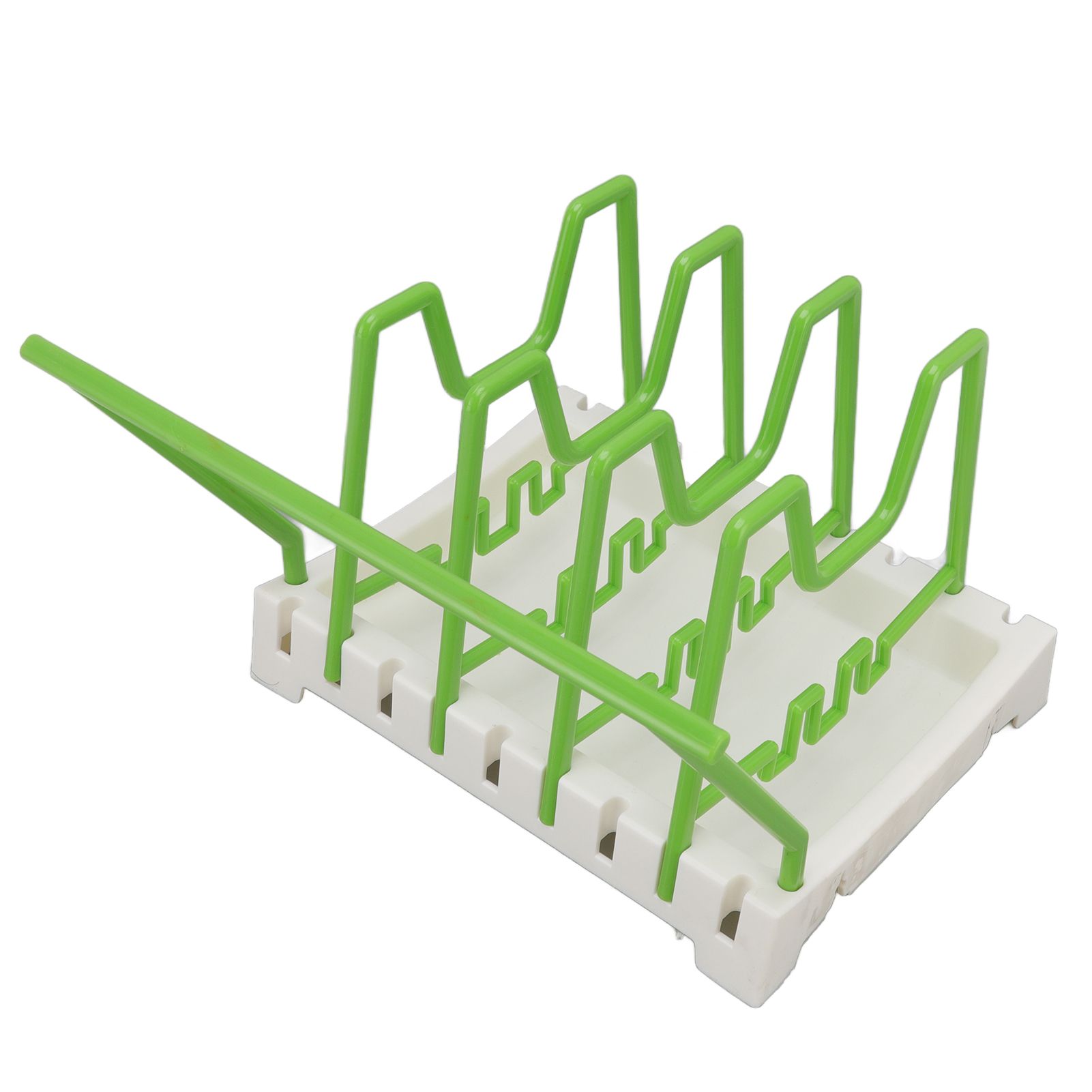 Pot Lid Holder Durable PP Space Saving Stable Nonslip Base Wide Application view 8
