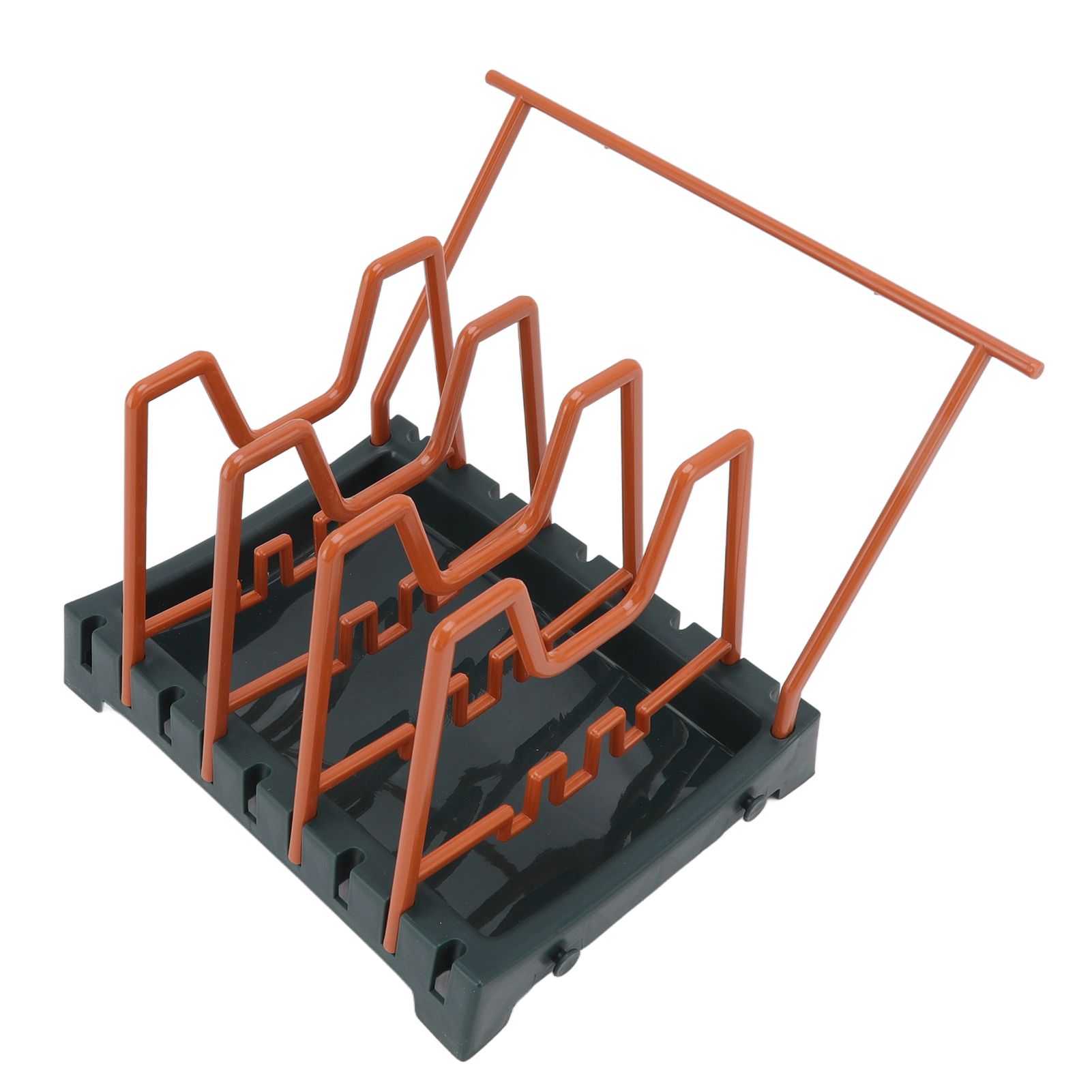 Pot Lid Holder Durable PP Space Saving Stable Nonslip Base Wide Application view 4