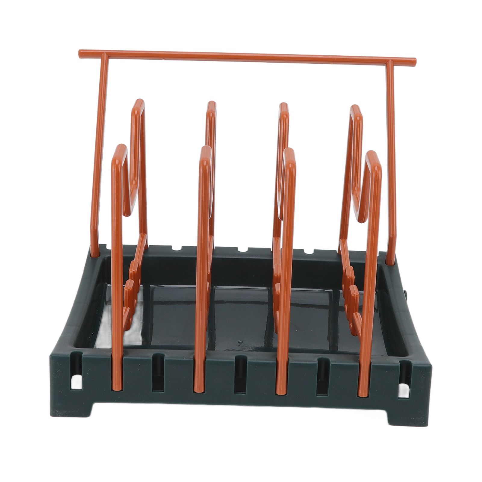 Pot Lid Holder Durable PP Space Saving Stable Nonslip Base Wide Application view 8