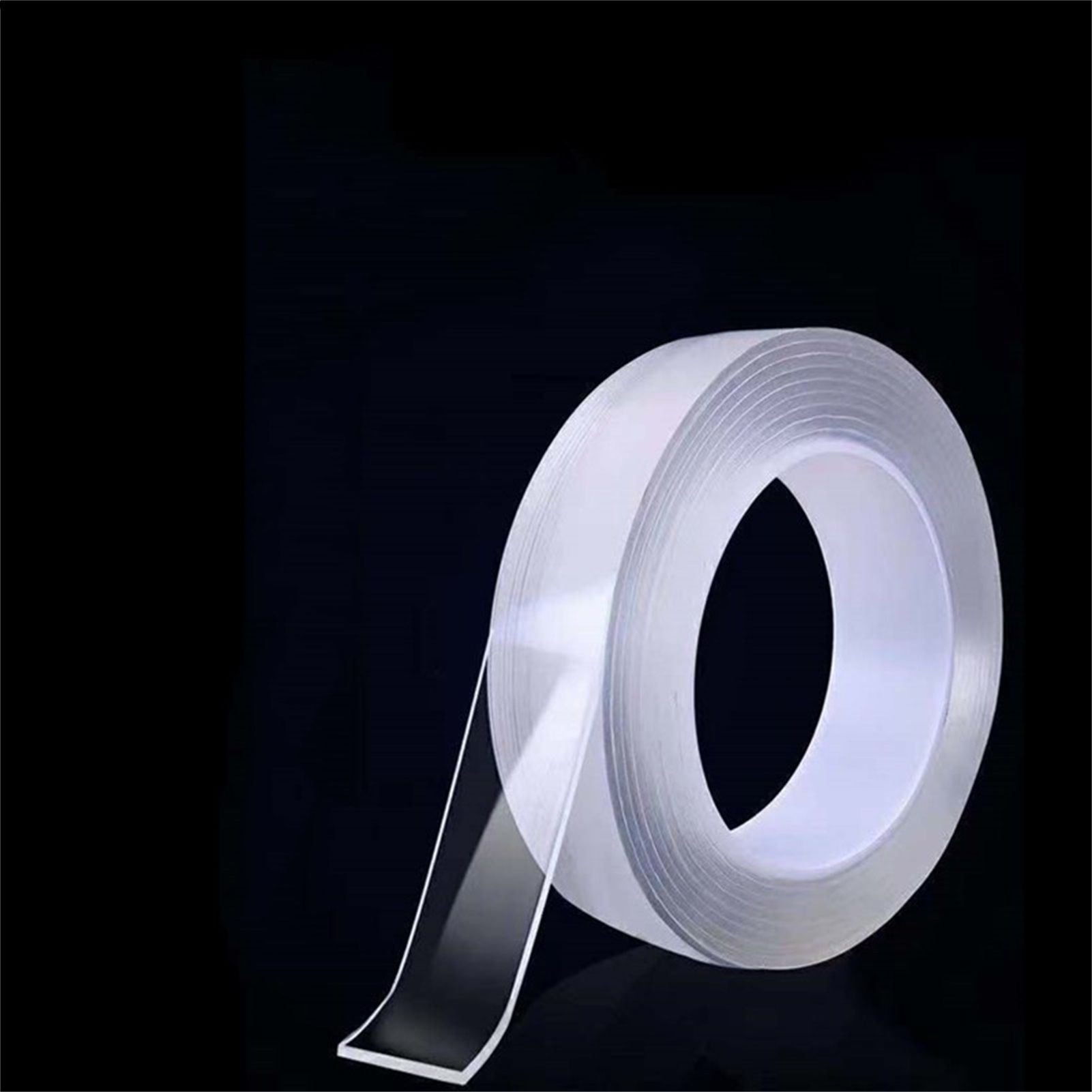 Adhesive Wall Mounting Strip Double Sided Tape Resuable Clear Removable view 7