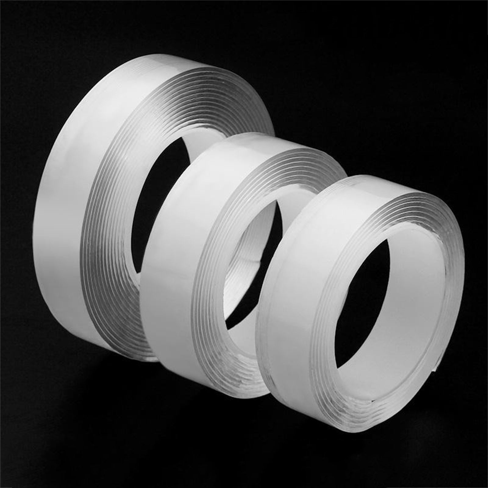Adhesive Wall Mounting Strip Double Sided Tape Resuable Clear Removable view 8