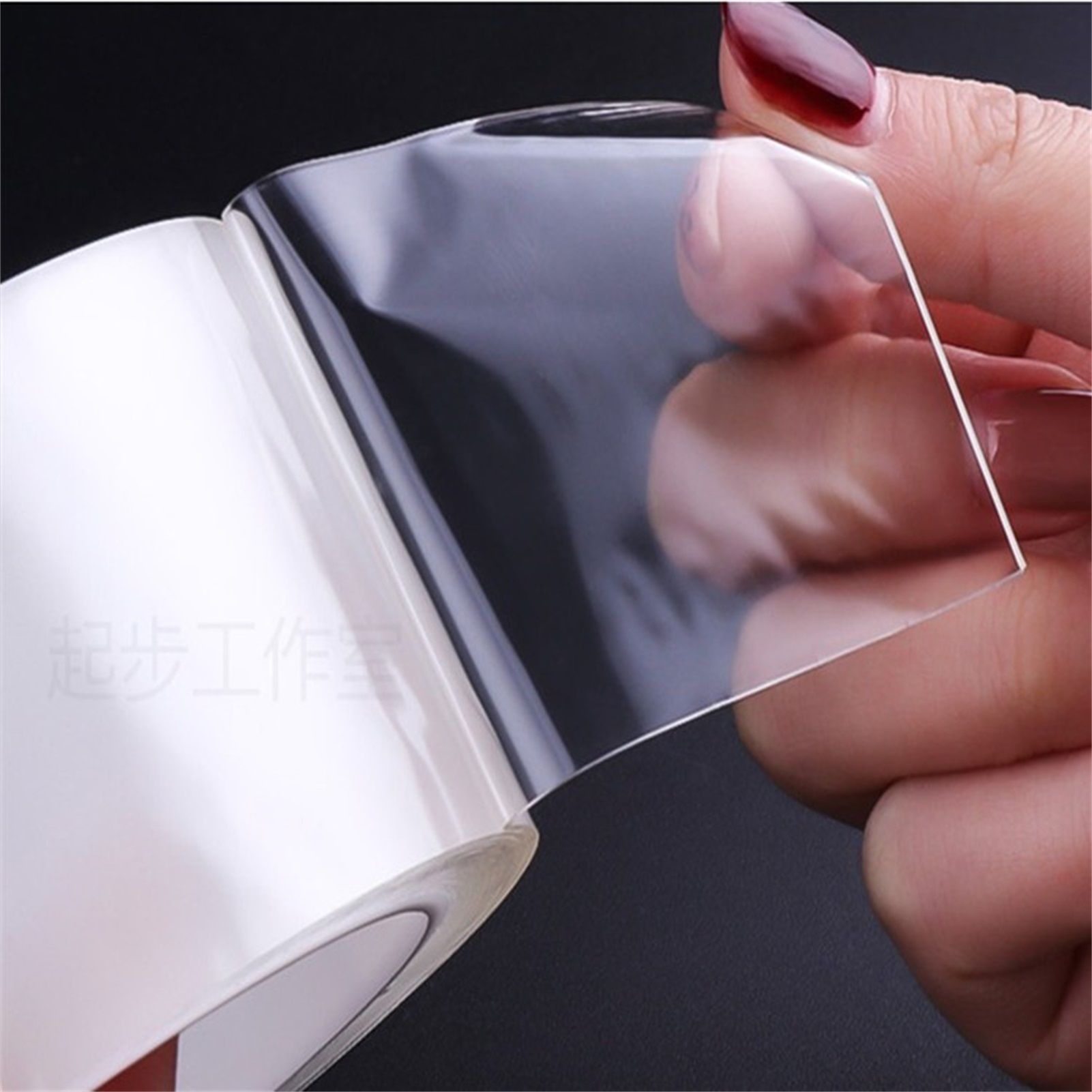 Adhesive Wall Mounting Strip Double Sided Tape Resuable Clear Removable view 9