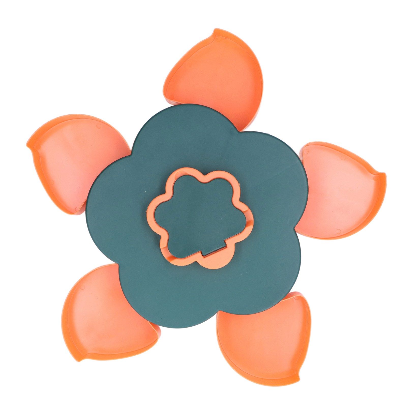 Snack Serving Tray Multifunction Large Capacity Flower Shape Nut Candy Serving view 3