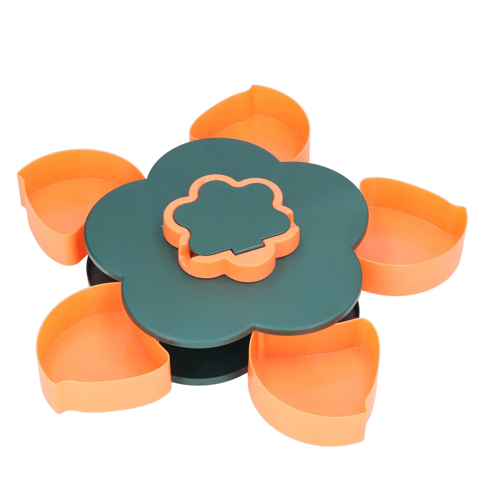 Snack Serving Tray Multifunction Large Capacity Flower Shape Nut Candy Serving view 8