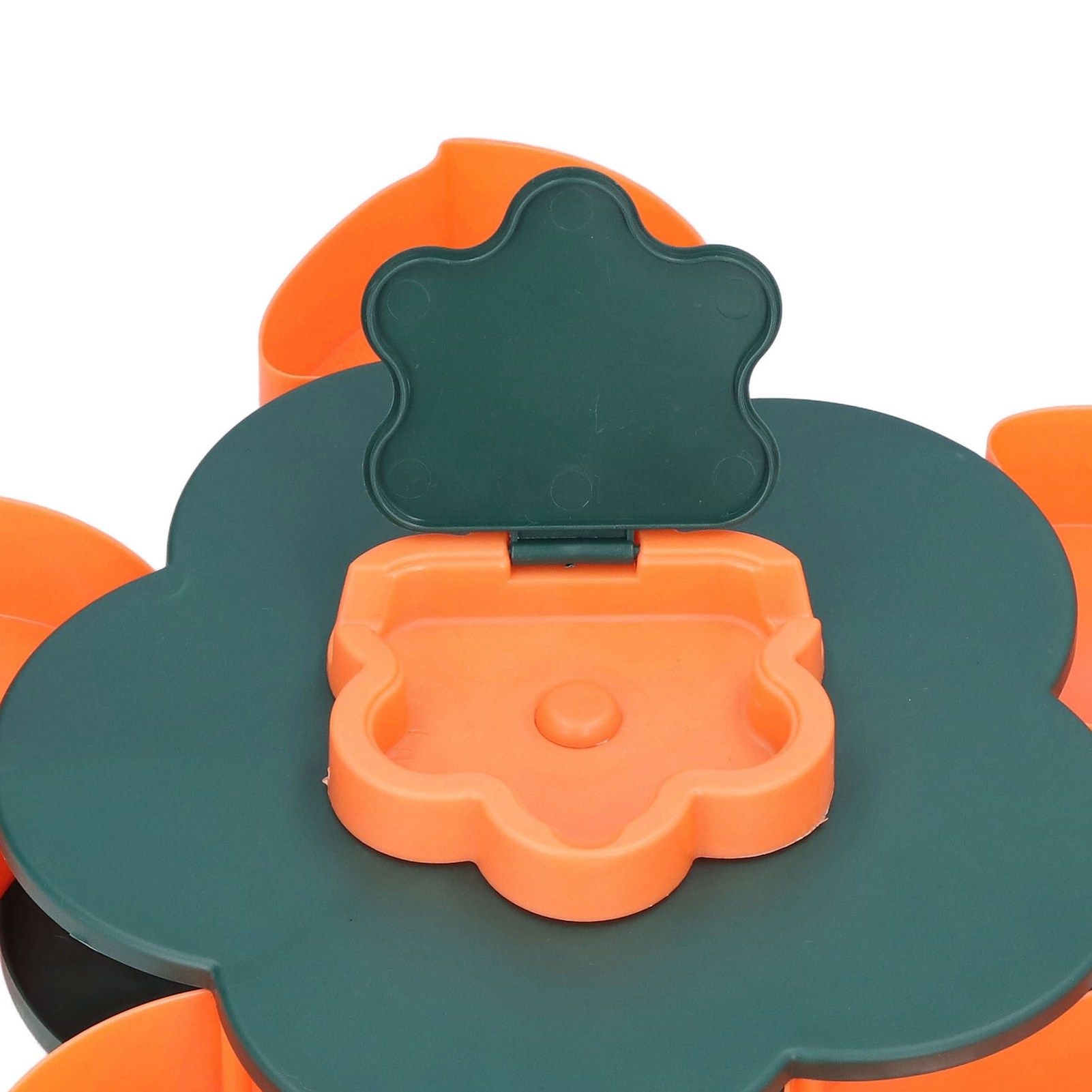 Snack Serving Tray Multifunction Large Capacity Flower Shape Nut Candy Serving view 14