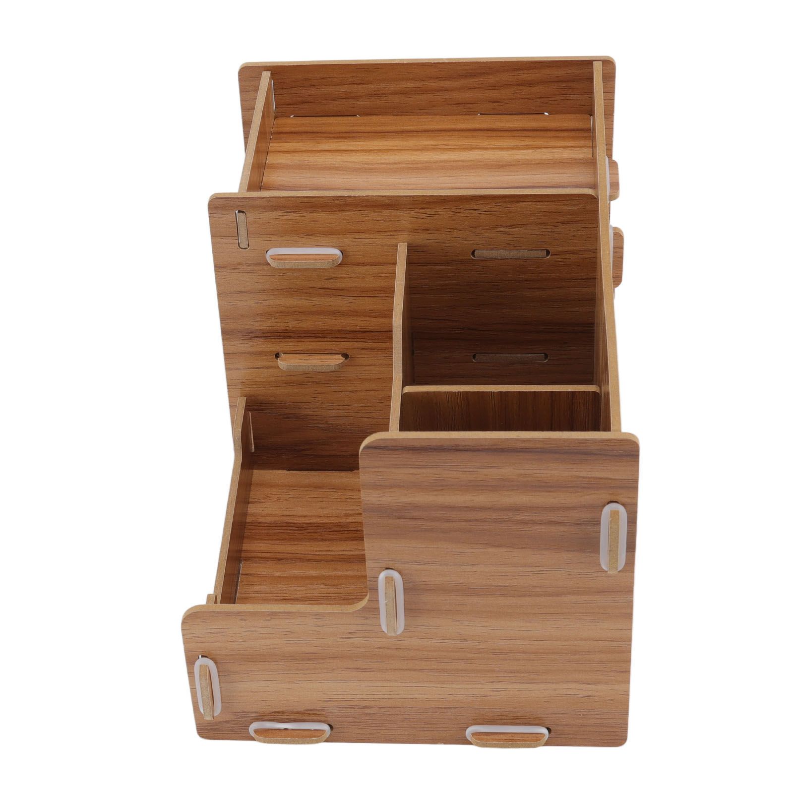 Wooden Desk Organize Shelf Multi Layer Space Saving Tabletop Storage Box for view 8