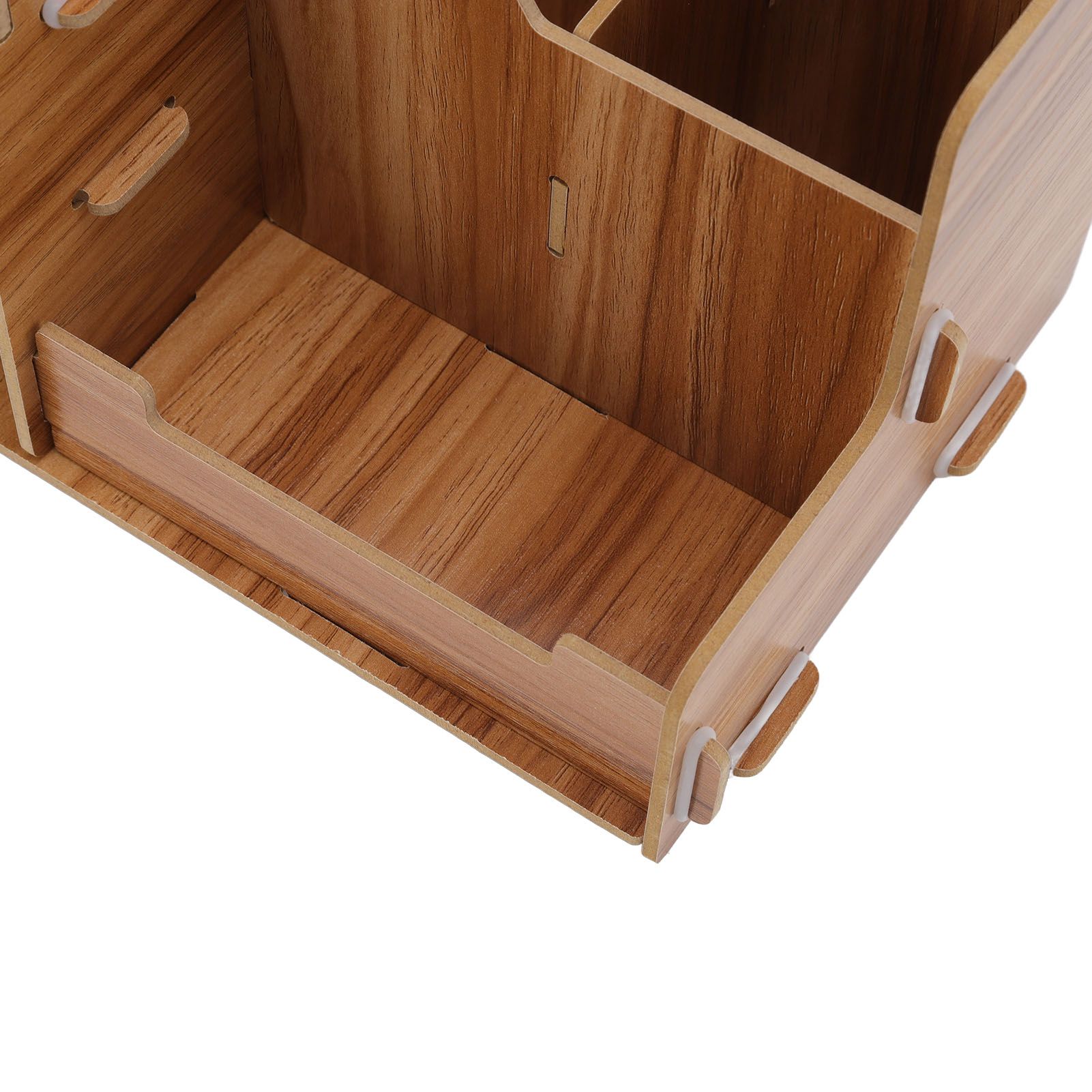 Wooden Desk Organize Shelf Multi Layer Space Saving Tabletop Storage Box for view 12