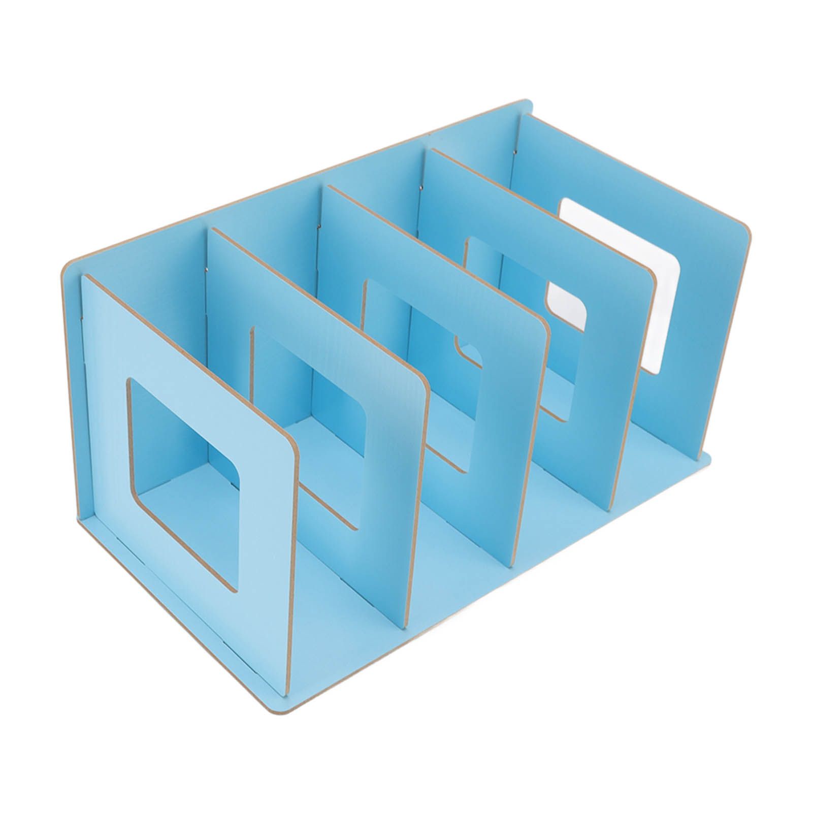 Desk Book Rack Space Saving Wooden Card Magazine Holder DIY Desktop Bookshelf view 4