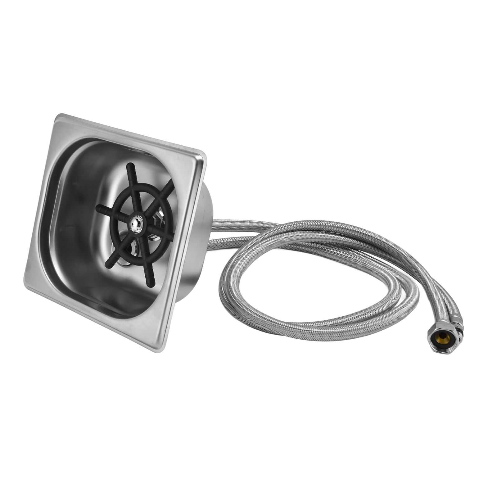 Glass Rinser Stainless Steel Automatic Cup Washer Cleaner for Bar Pub view 9