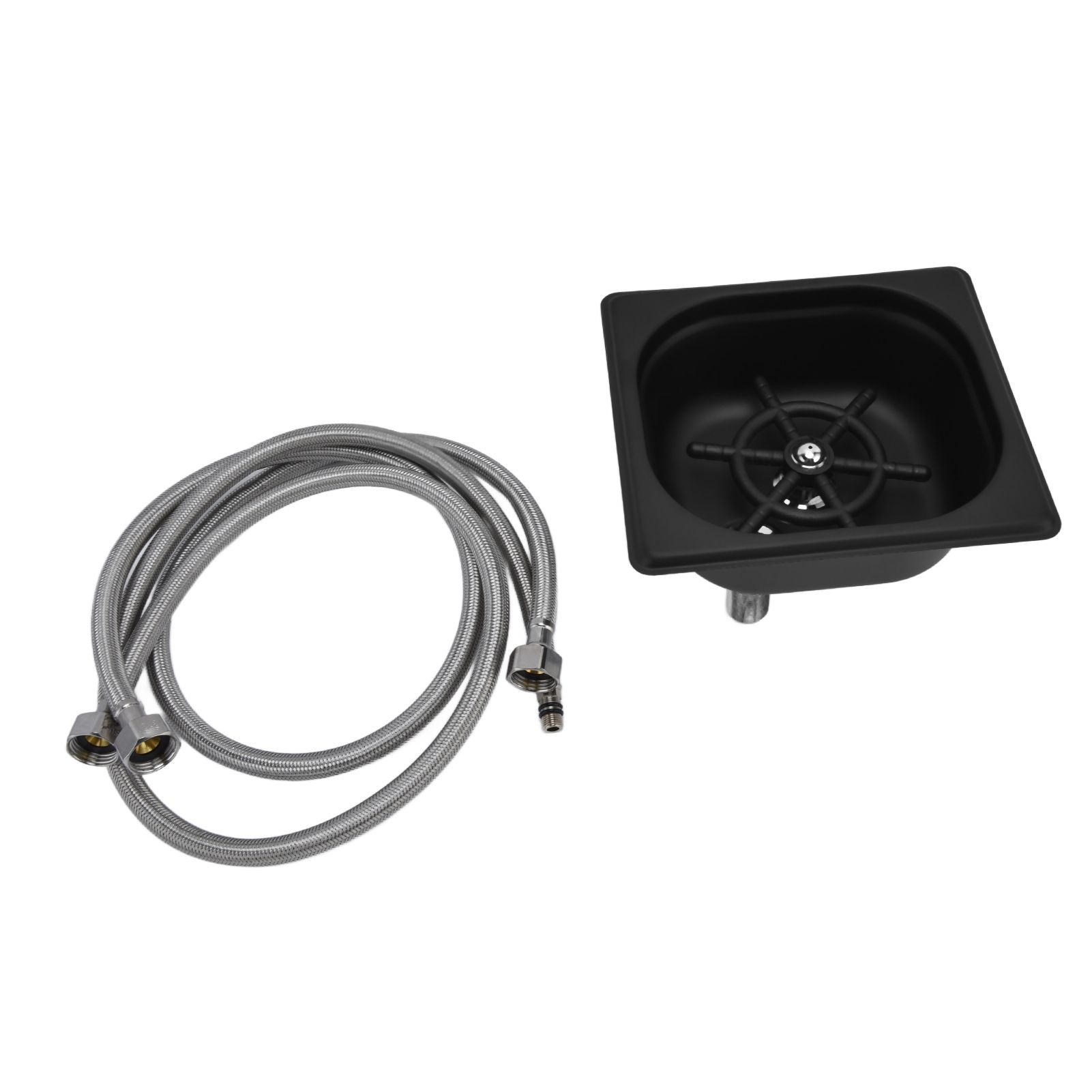 Glass Rinser Stainless Steel Automatic Cup Washer Cleaner for Bar Pub