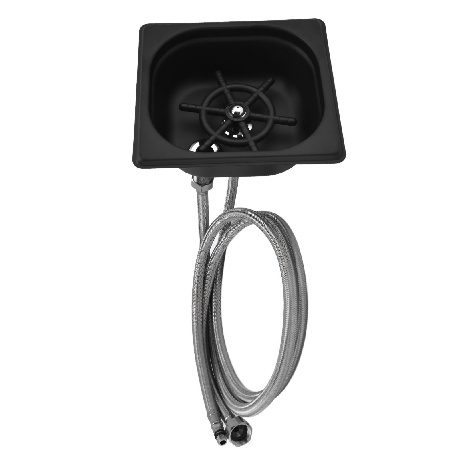Glass Rinser Stainless Steel Automatic Cup Washer Cleaner for Bar Pub view 4