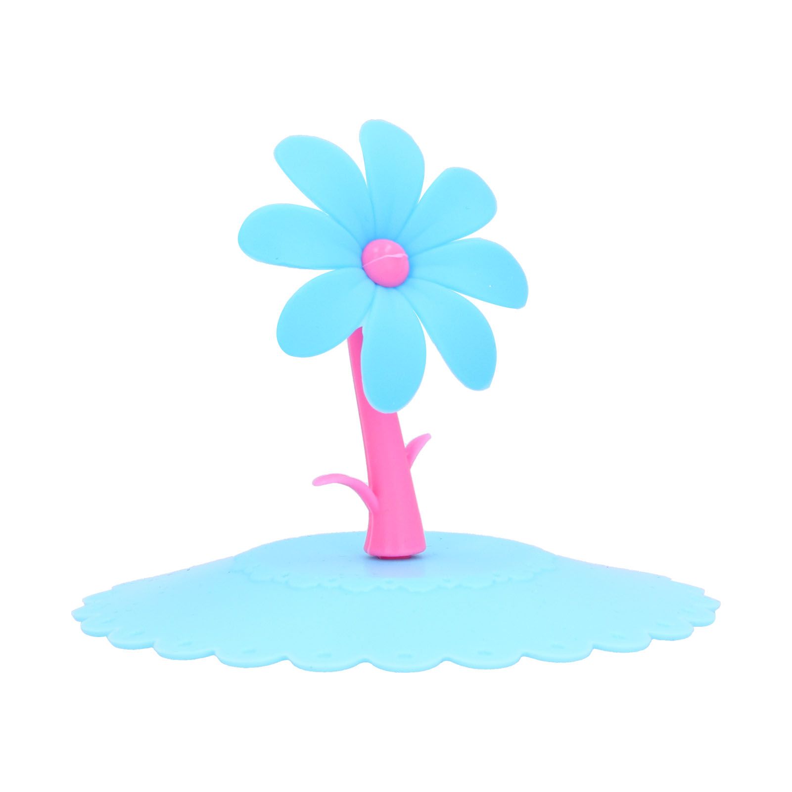 Silicone Lid Dustproof Hot and Cold Beverage Cup Cover with Flower Shape view 5