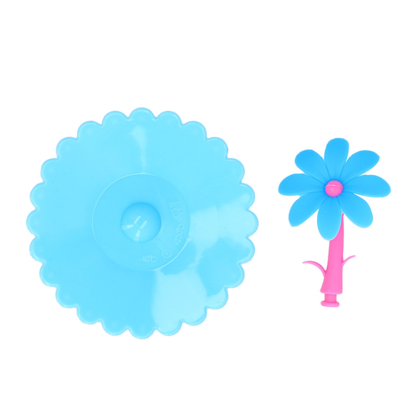 Silicone Lid Dustproof Hot and Cold Beverage Cup Cover with Flower Shape view 8