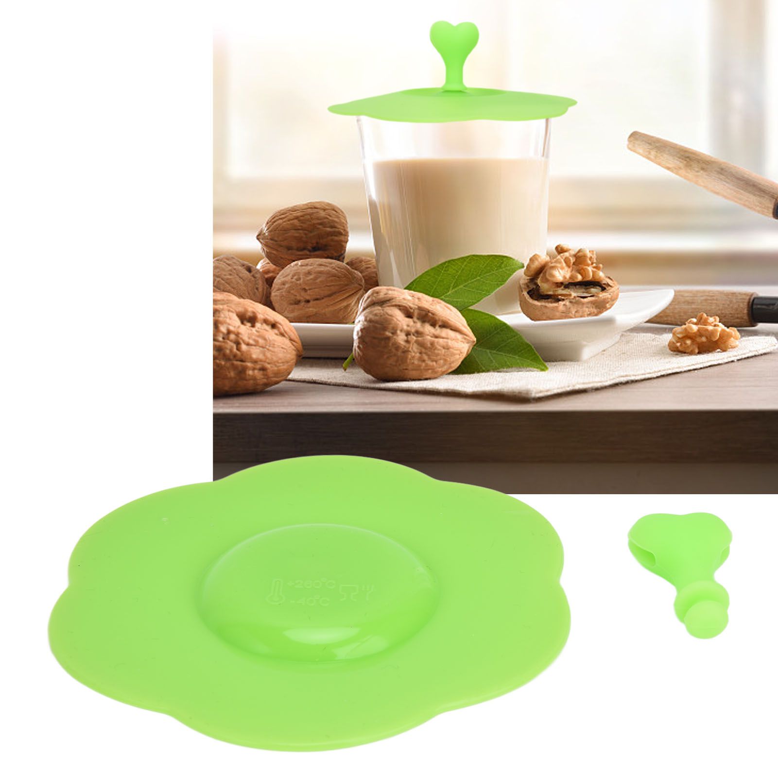 Silicone Lid Dustproof Heat Resistant Hot and Cold Beverage Cup Lid for view 11
