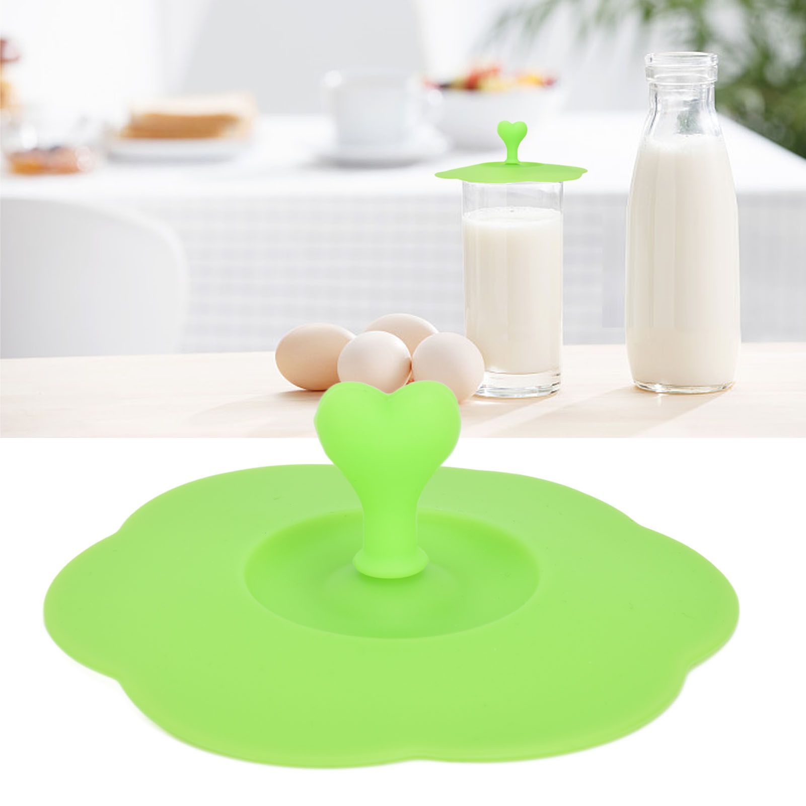 Silicone Lid Dustproof Heat Resistant Hot and Cold Beverage Cup Lid for view 12