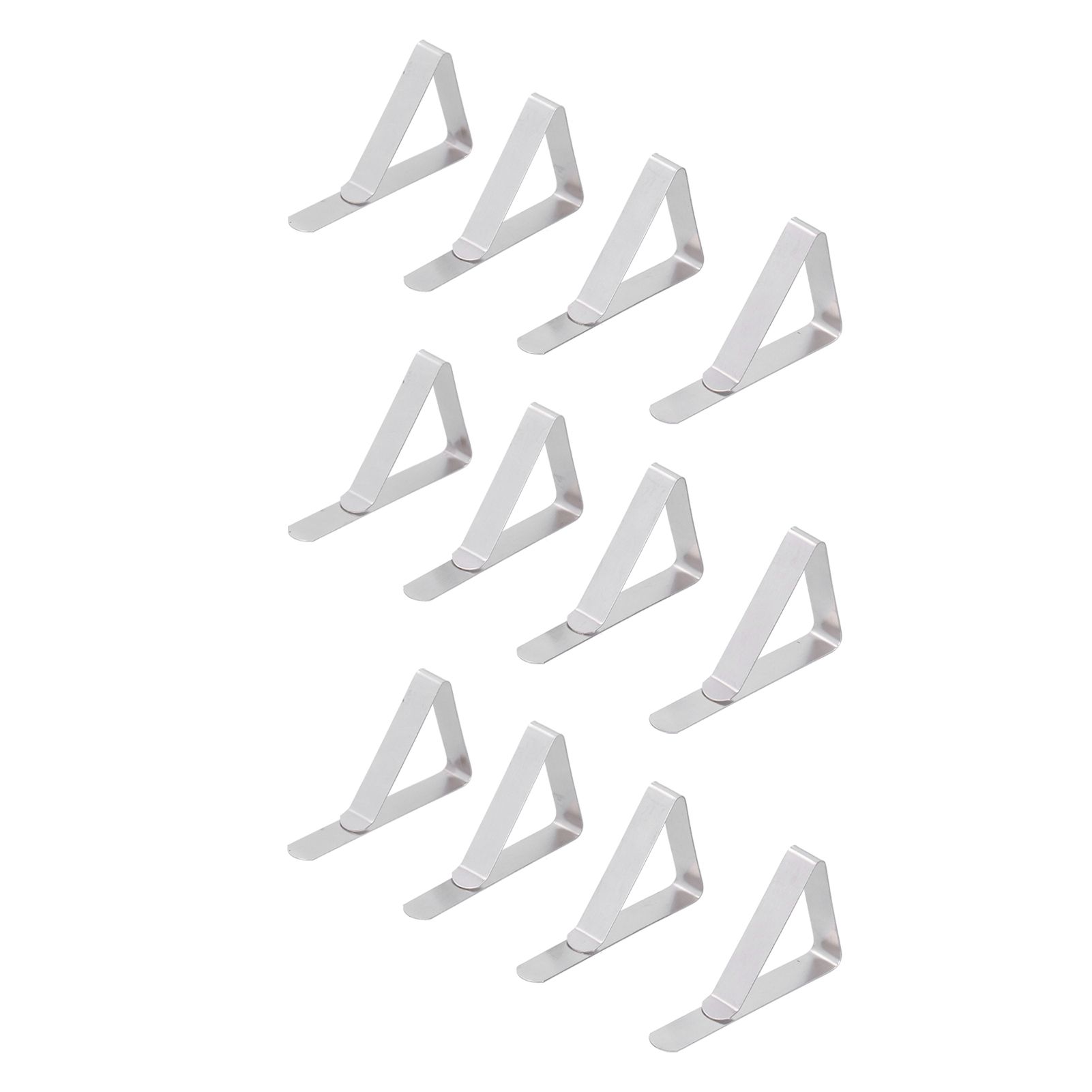 12Pcs Tablecloth Clip Stainless Steel Triangle Tablecloth Garden Dining Table view 6