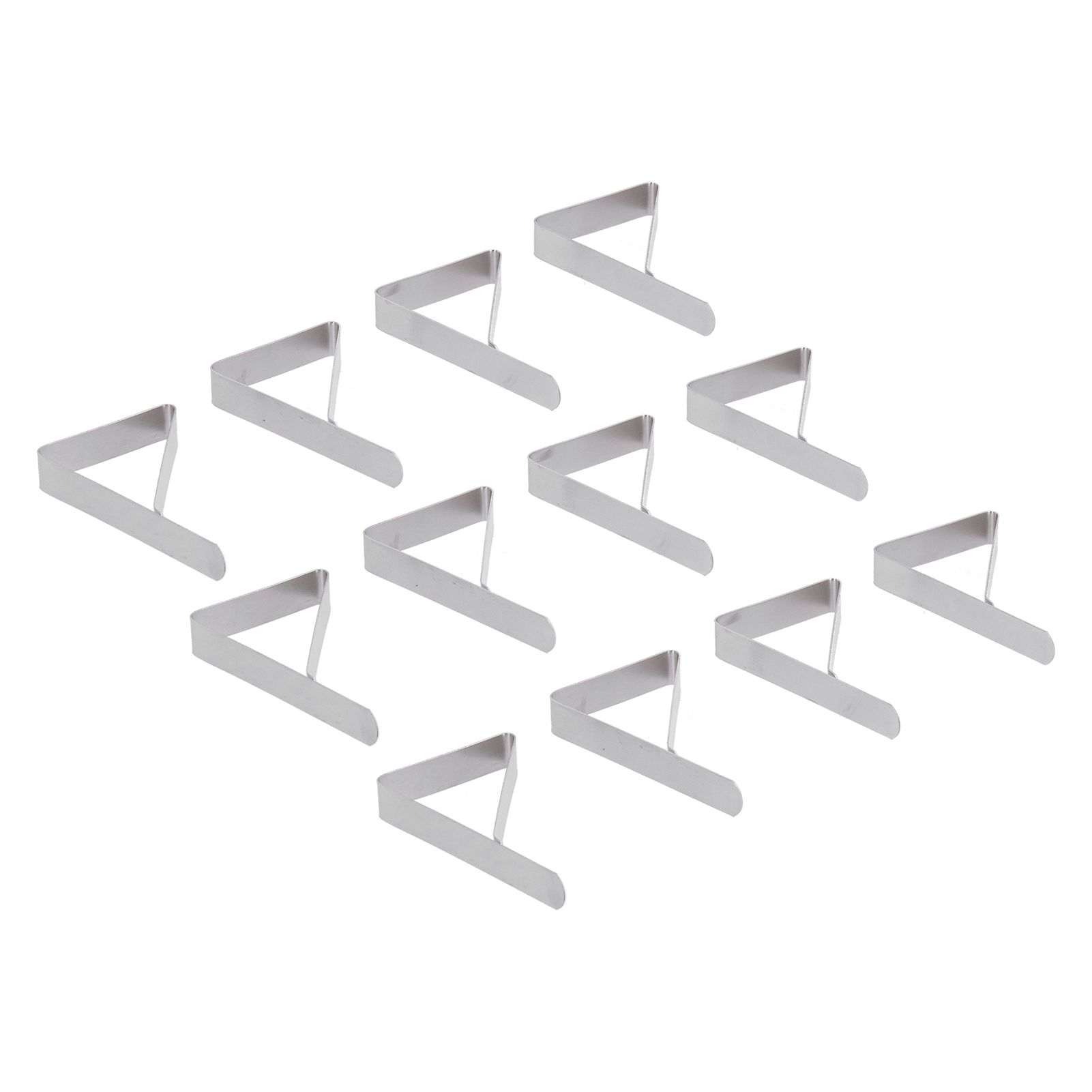 12Pcs Tablecloth Clip Stainless Steel Triangle Tablecloth Garden Dining Table view 7