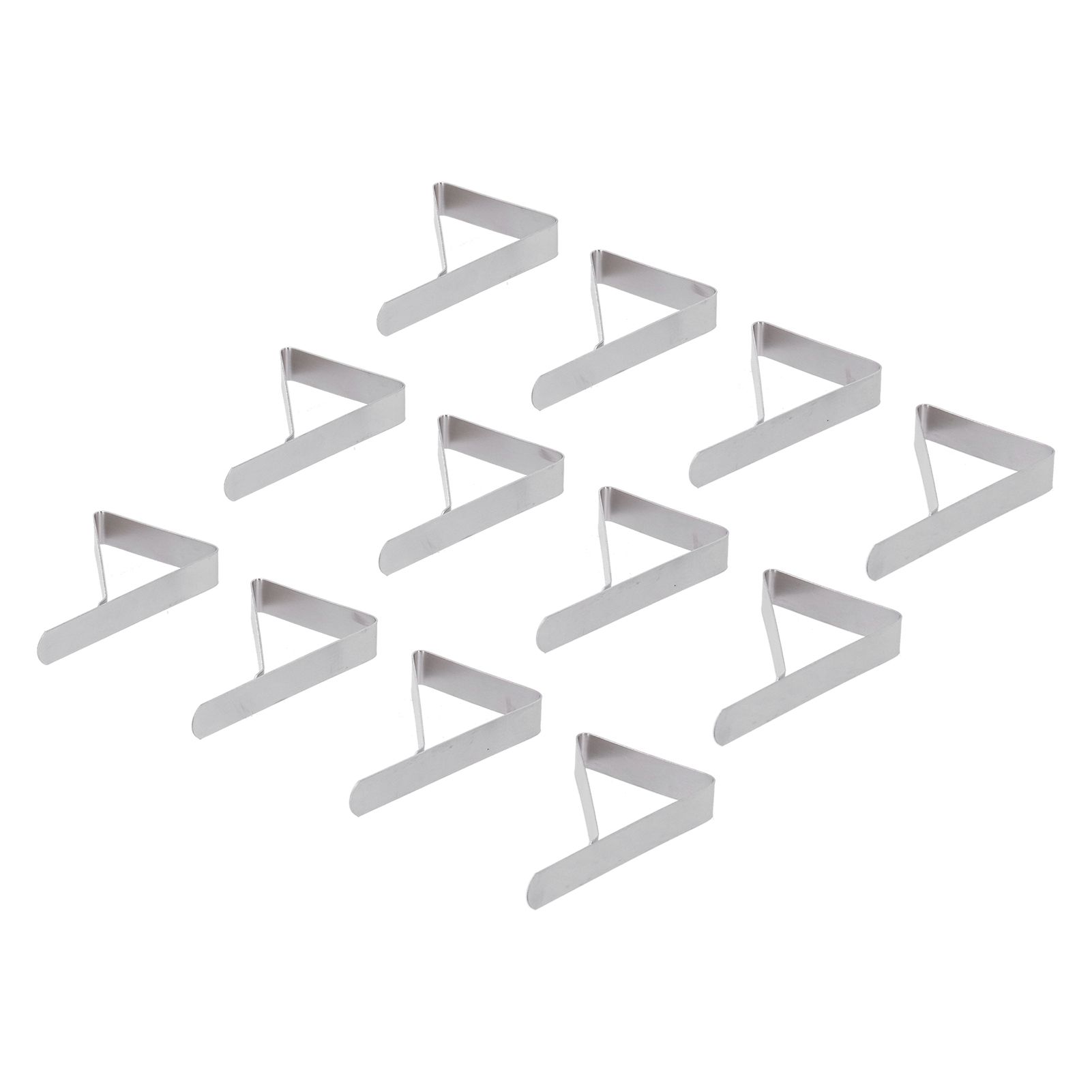 12Pcs Tablecloth Clip Stainless Steel Triangle Tablecloth Garden Dining Table view 10