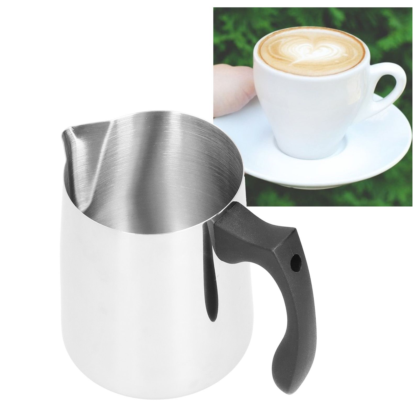 Milk Frothing Pitcher Stainless Steel Coffee Steaming Jug Latte Art Pitcher view 11