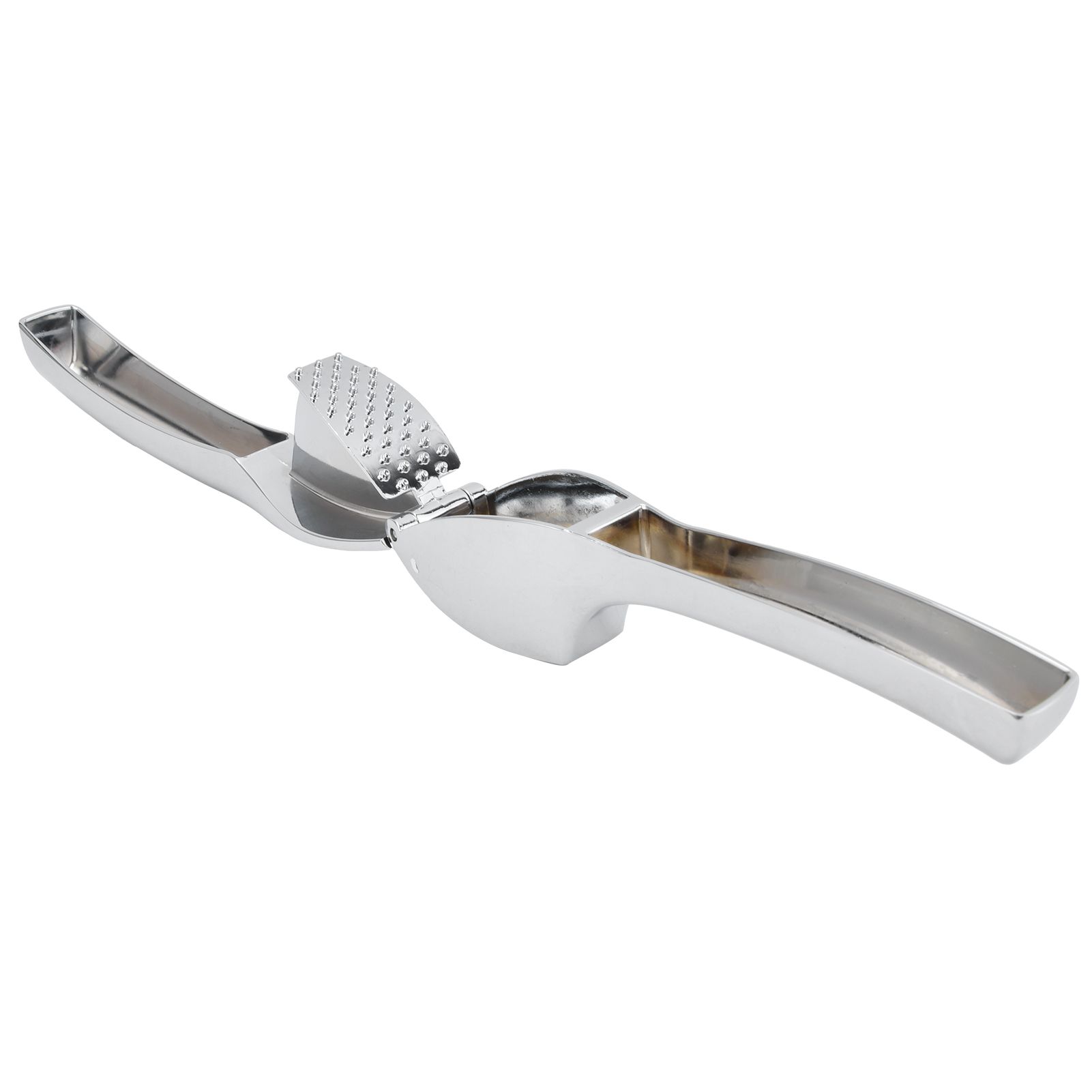 Garlic Press Zinc Alloy Sturdy Ergonomic Design Ginger Masher for Kitchen view 2