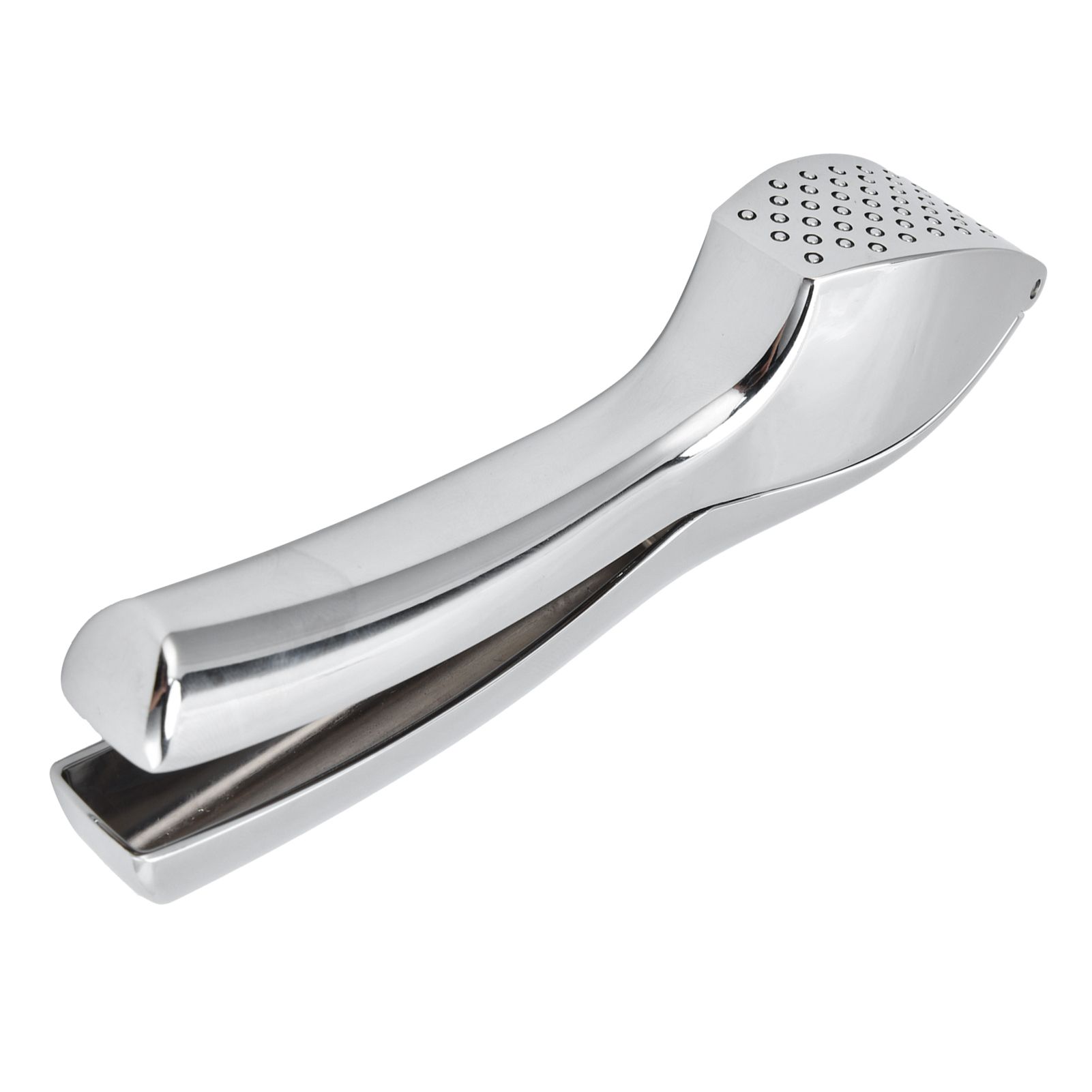 Garlic Press Zinc Alloy Sturdy Ergonomic Design Ginger Masher for Kitchen view 3