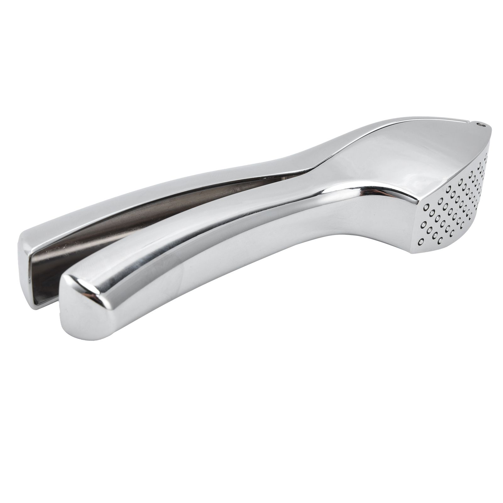 Garlic Press Zinc Alloy Sturdy Ergonomic Design Ginger Masher for Kitchen view 4