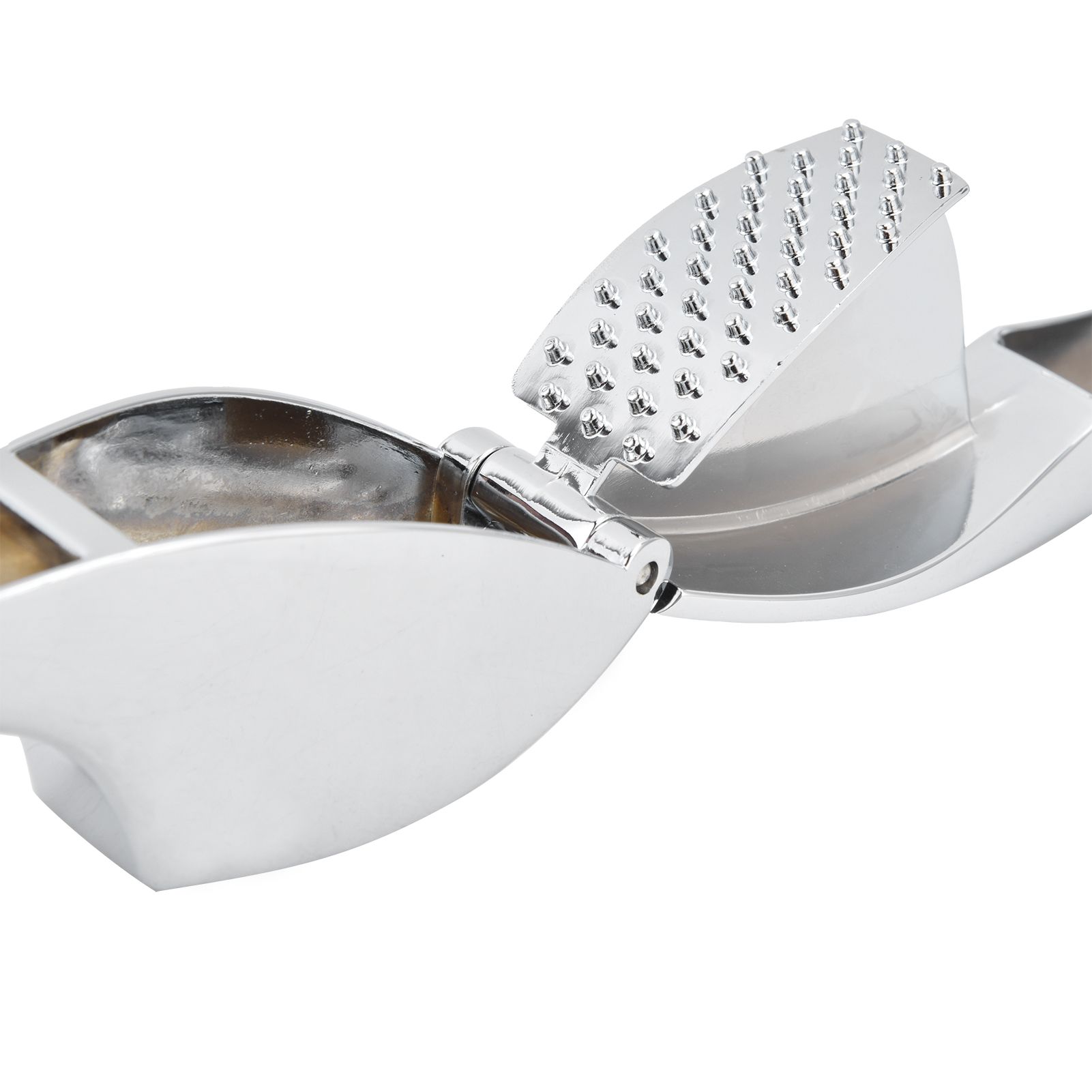 Garlic Press Zinc Alloy Sturdy Ergonomic Design Ginger Masher for Kitchen view 13