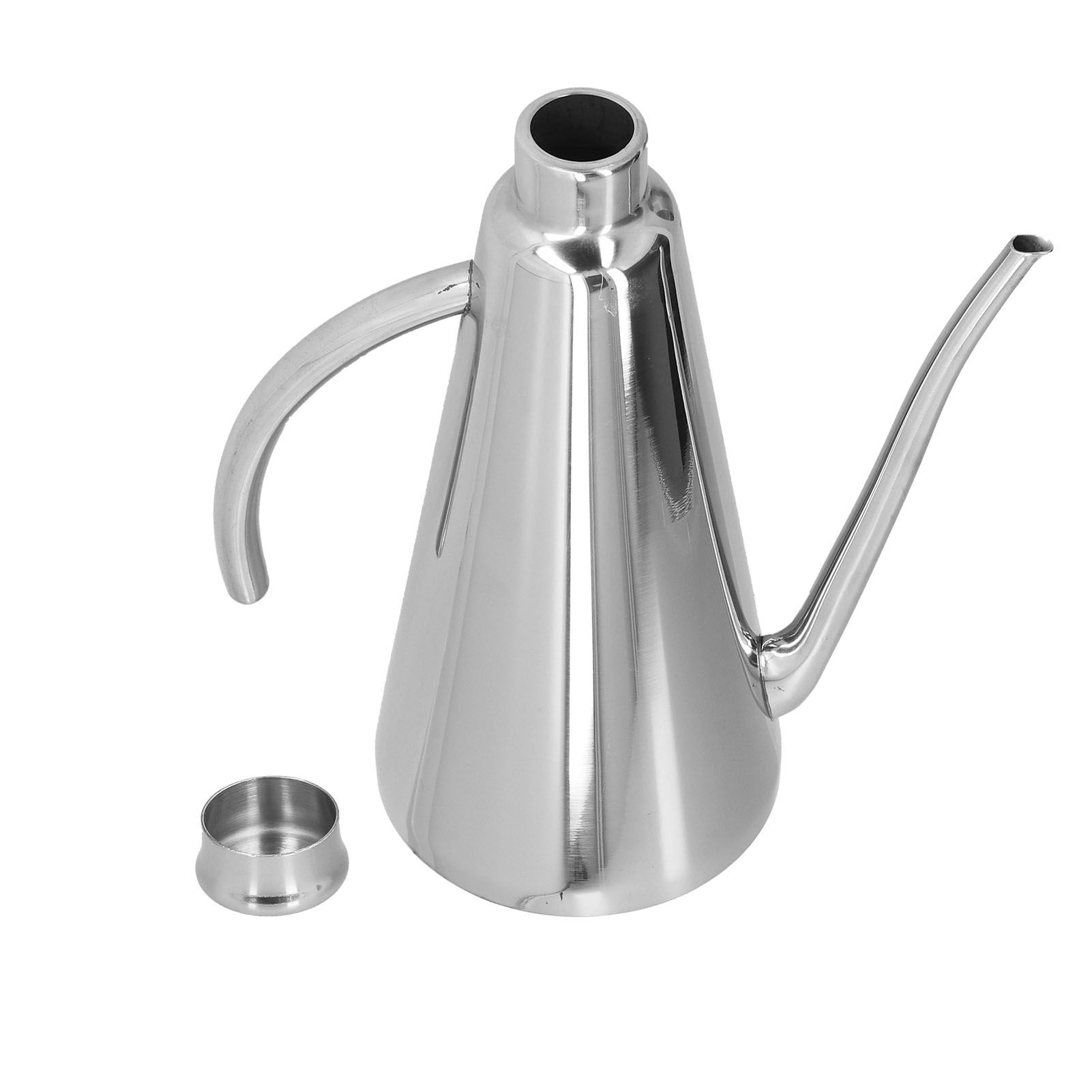 Stainless Steel Oil Can Leakproof Easy to Use and Clean Household Oil and view 8