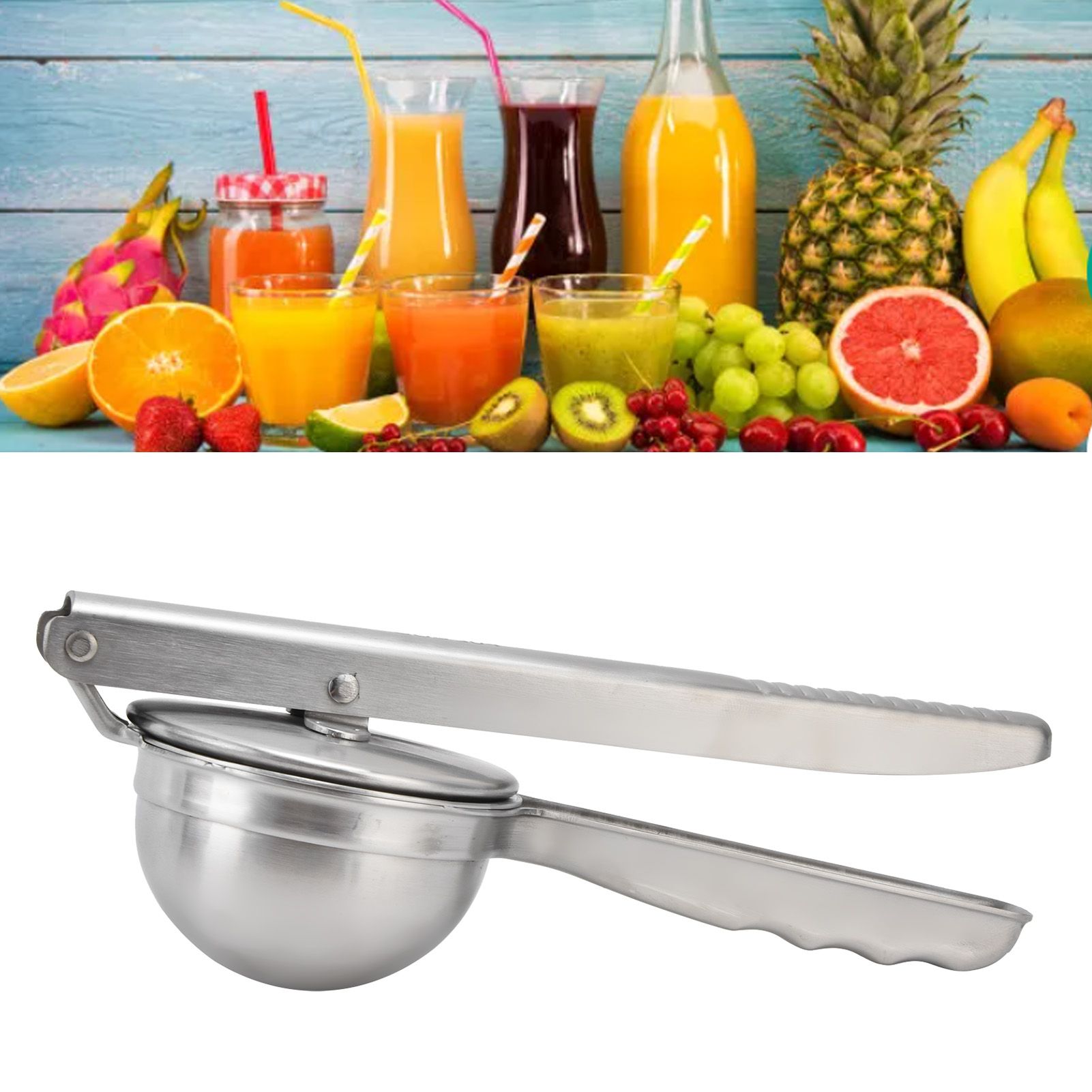 Stainless Steel Lemon Squeezer Anticorrosive Durable Portable Manual Citrus view 11