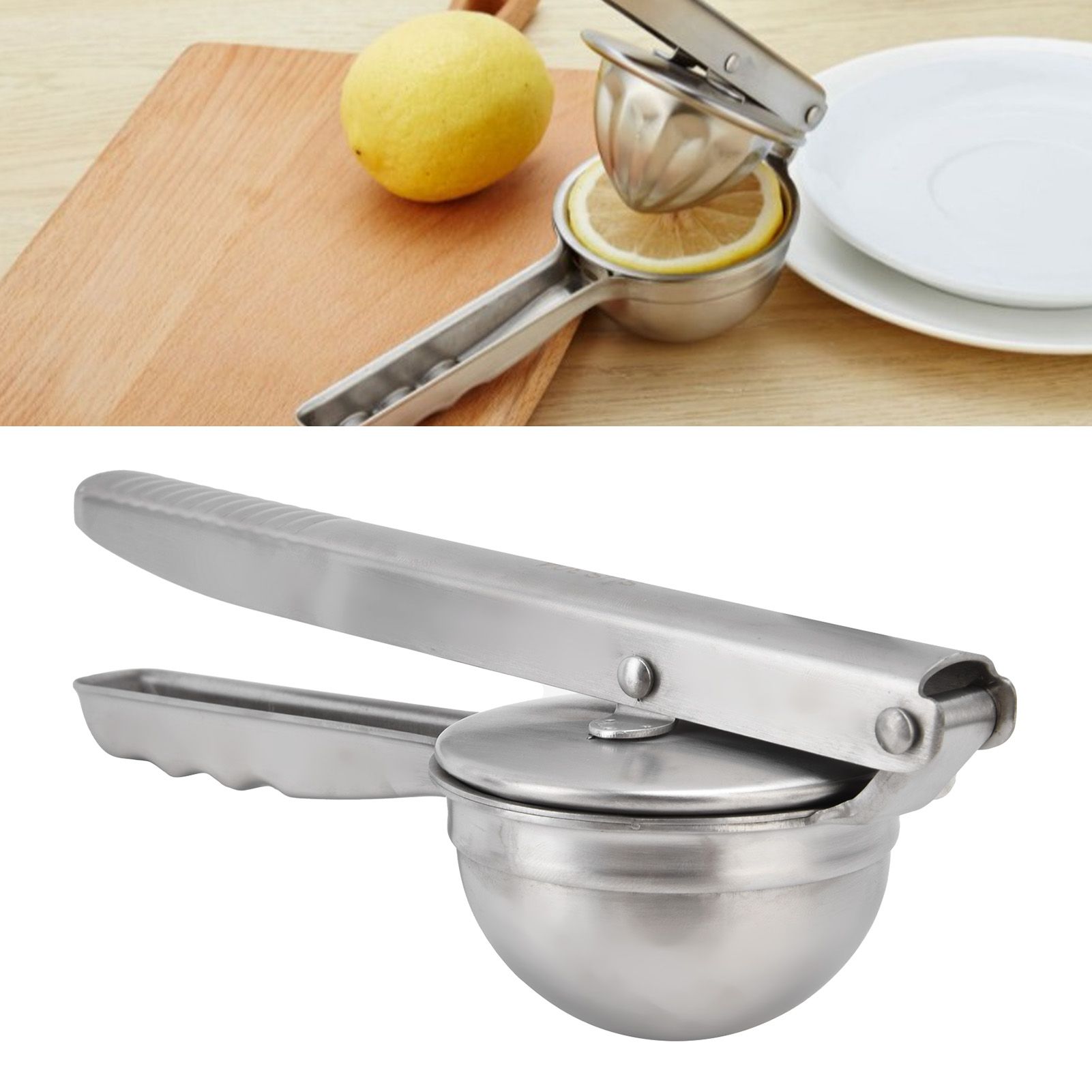 Stainless Steel Lemon Squeezer Anticorrosive Durable Portable Manual Citrus view 12