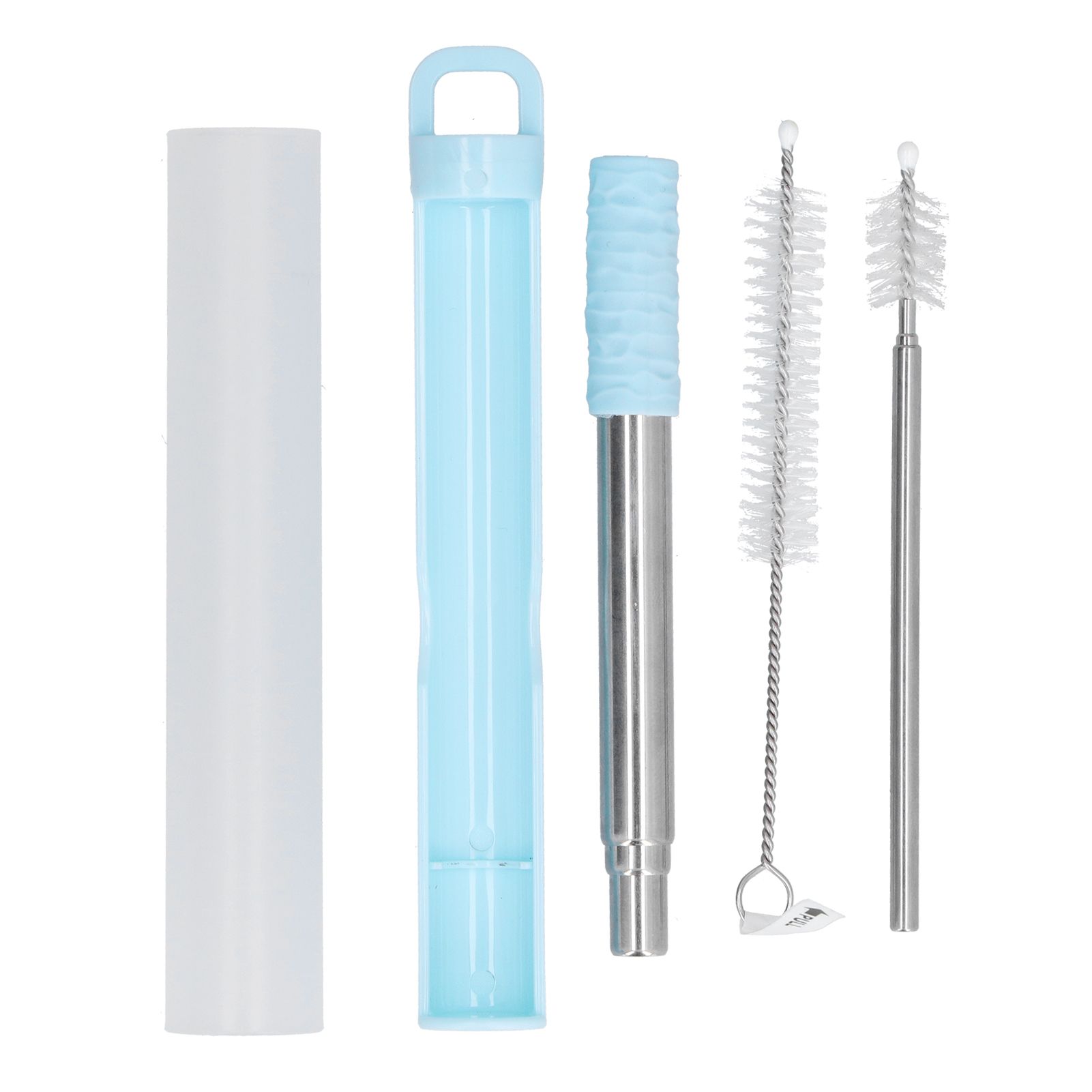 304 Stainless Steel Collapsible Straw Portable Foldable Drinking Straw Durable