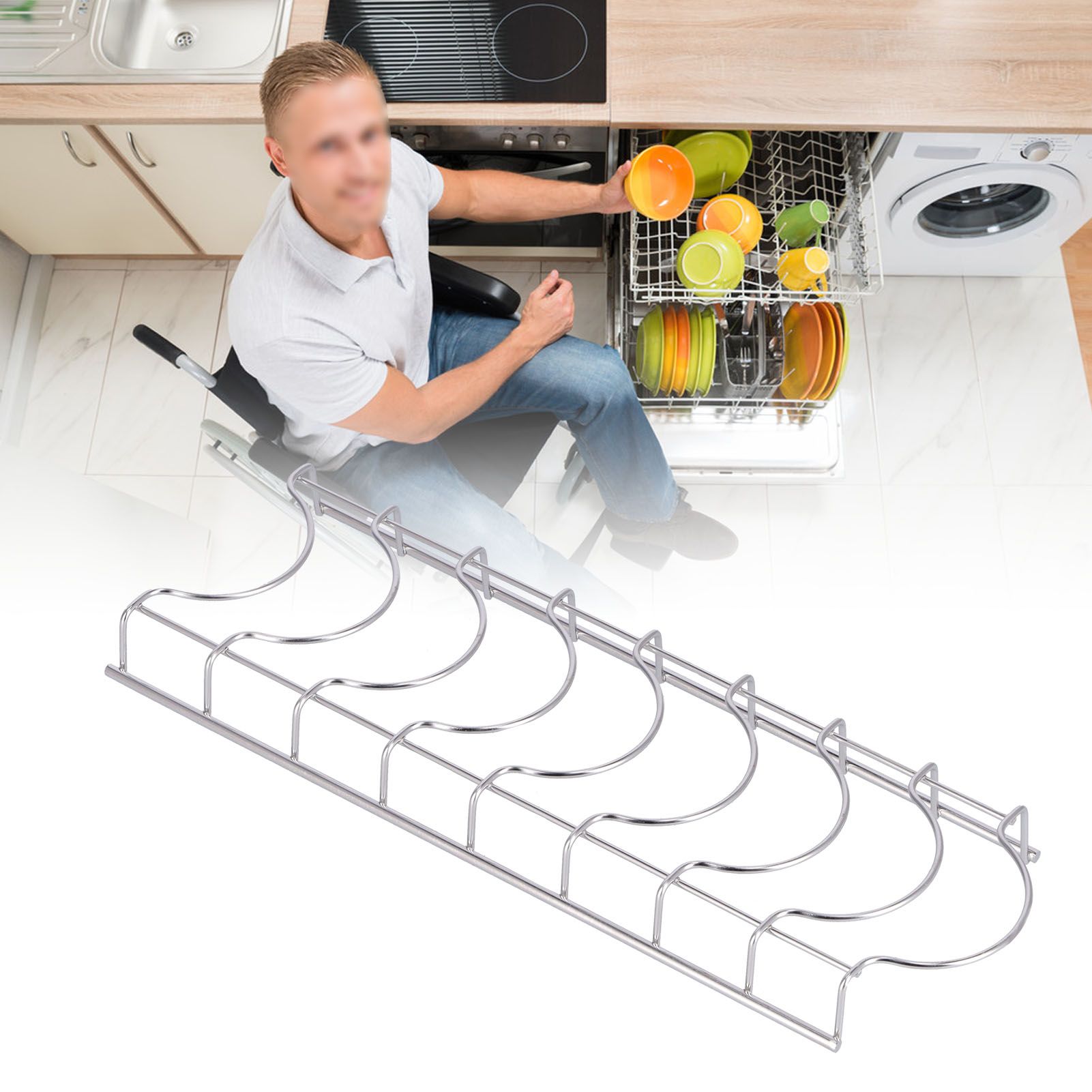 Fashionable Dish Storage Rack Kitchen Dish Draining Rack for Kitchen Counters view 11