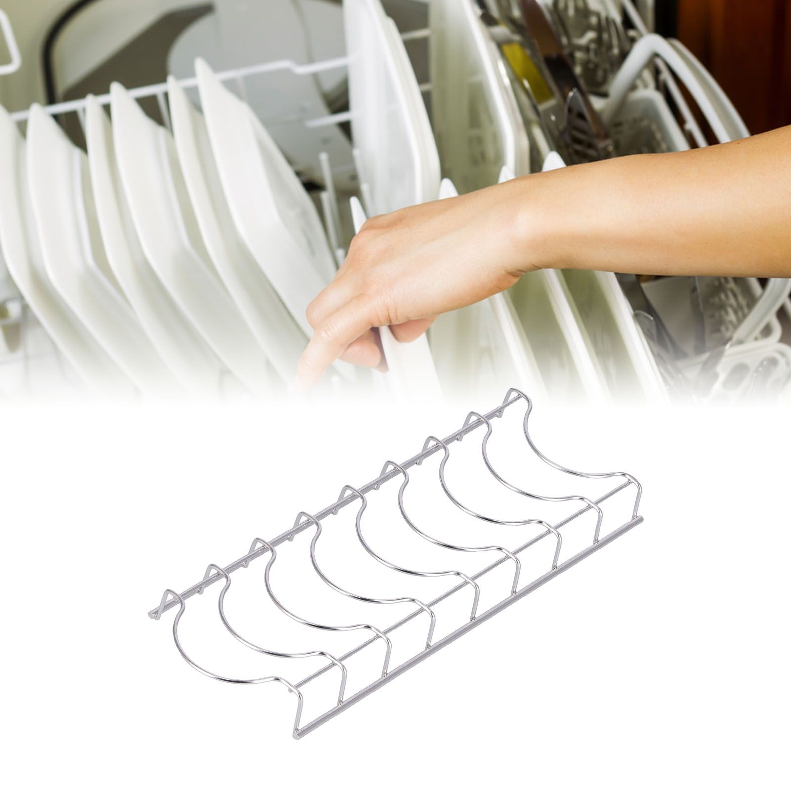 Fashionable Dish Storage Rack Kitchen Dish Draining Rack for Kitchen Counters view 12