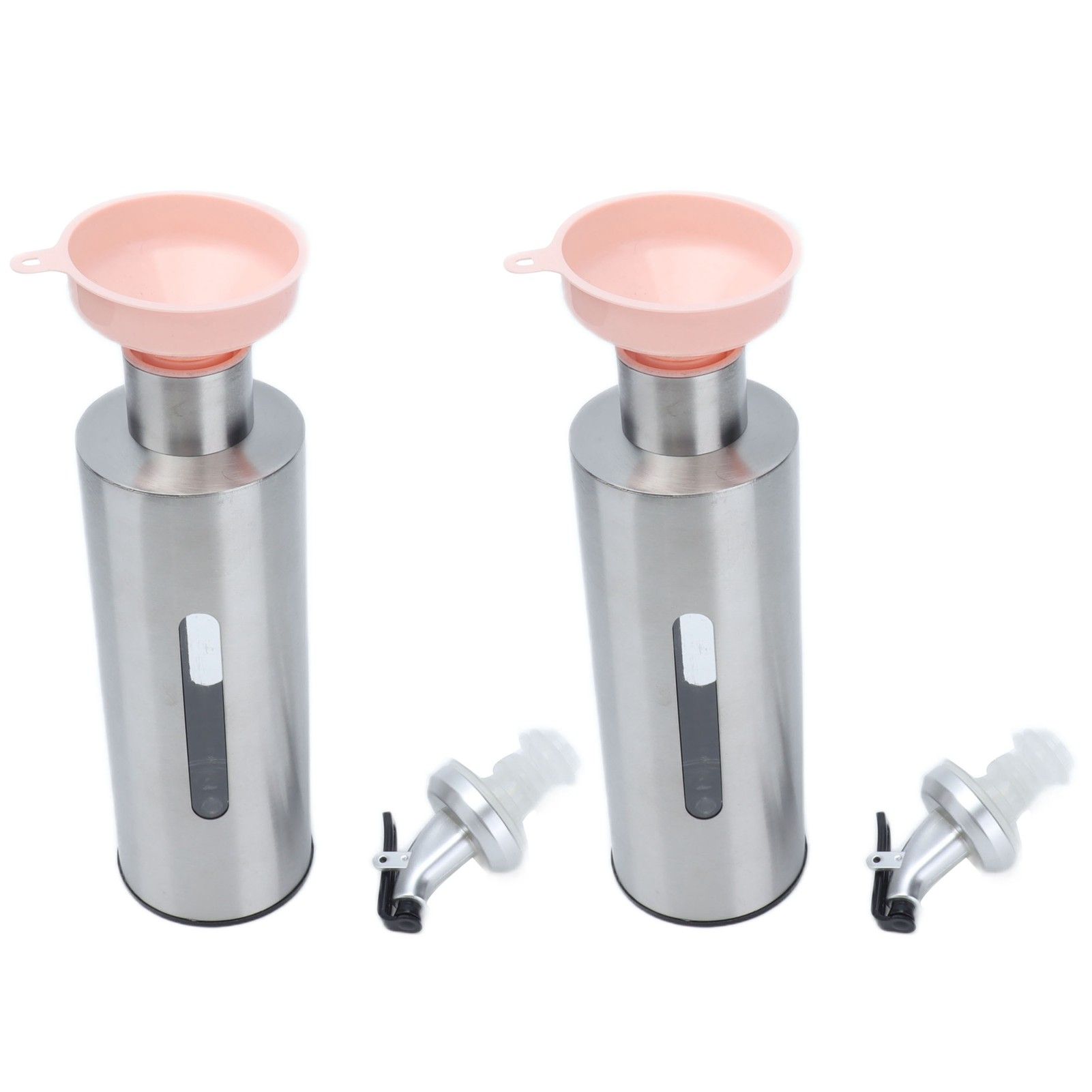 Oil Dispenser Bottle Stainless Steel Easy Refill and Cleaning Modern Olive Oil view 2