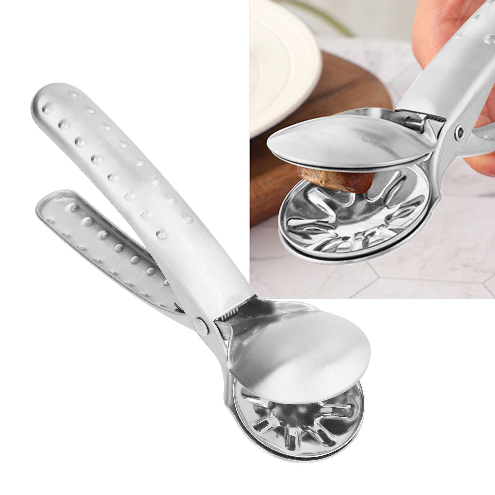 Stainless Steel Nutcracker Chestnut Clip Metal Multifunctional Nut Opener view 12