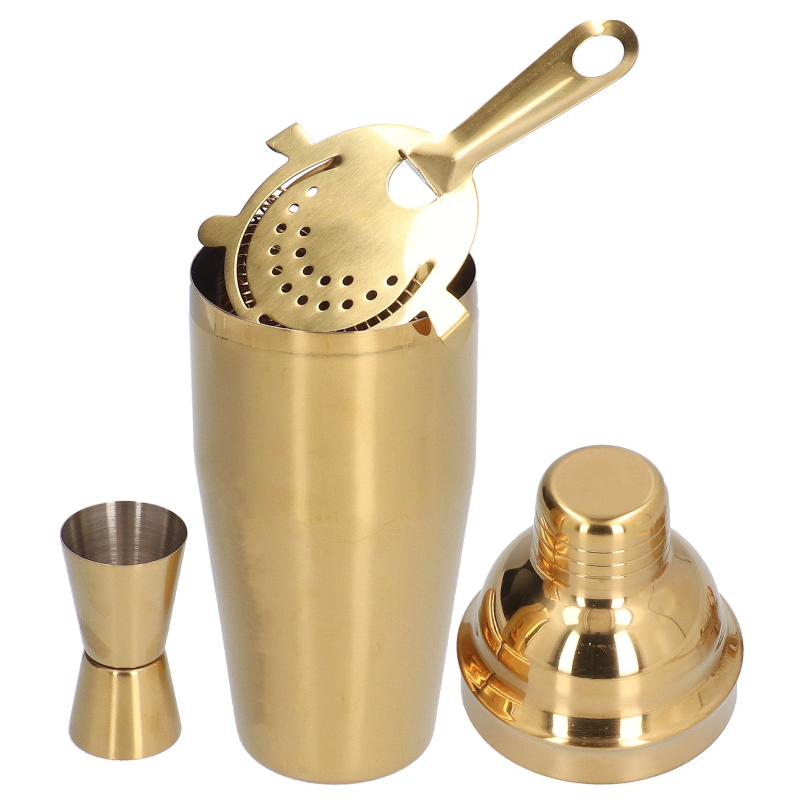 Cocktail Set Fashionable 750ml Stainless Steel Barware Tool Kit with Strainer view 2