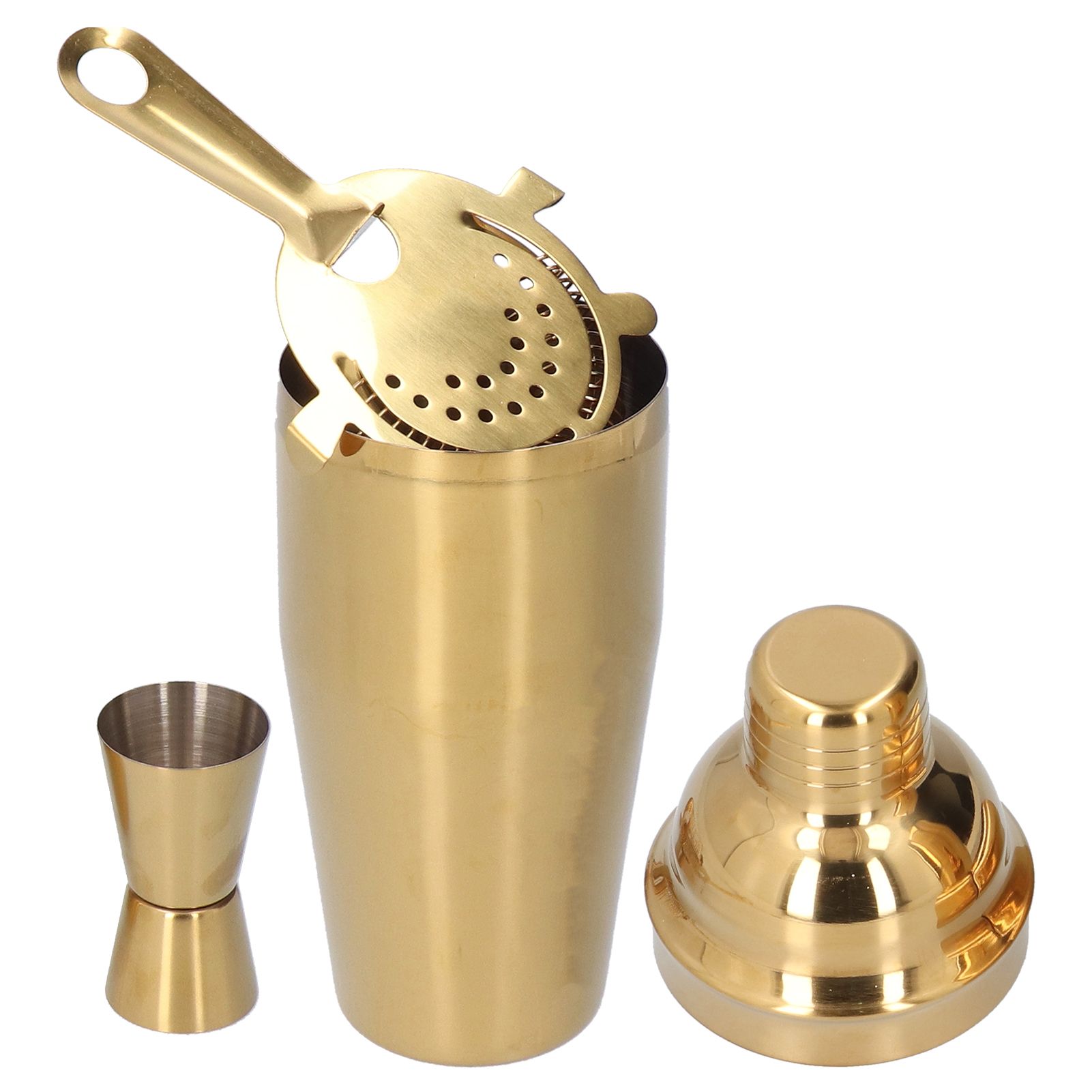 Cocktail Set Fashionable 750ml Stainless Steel Barware Tool Kit with Strainer view 3