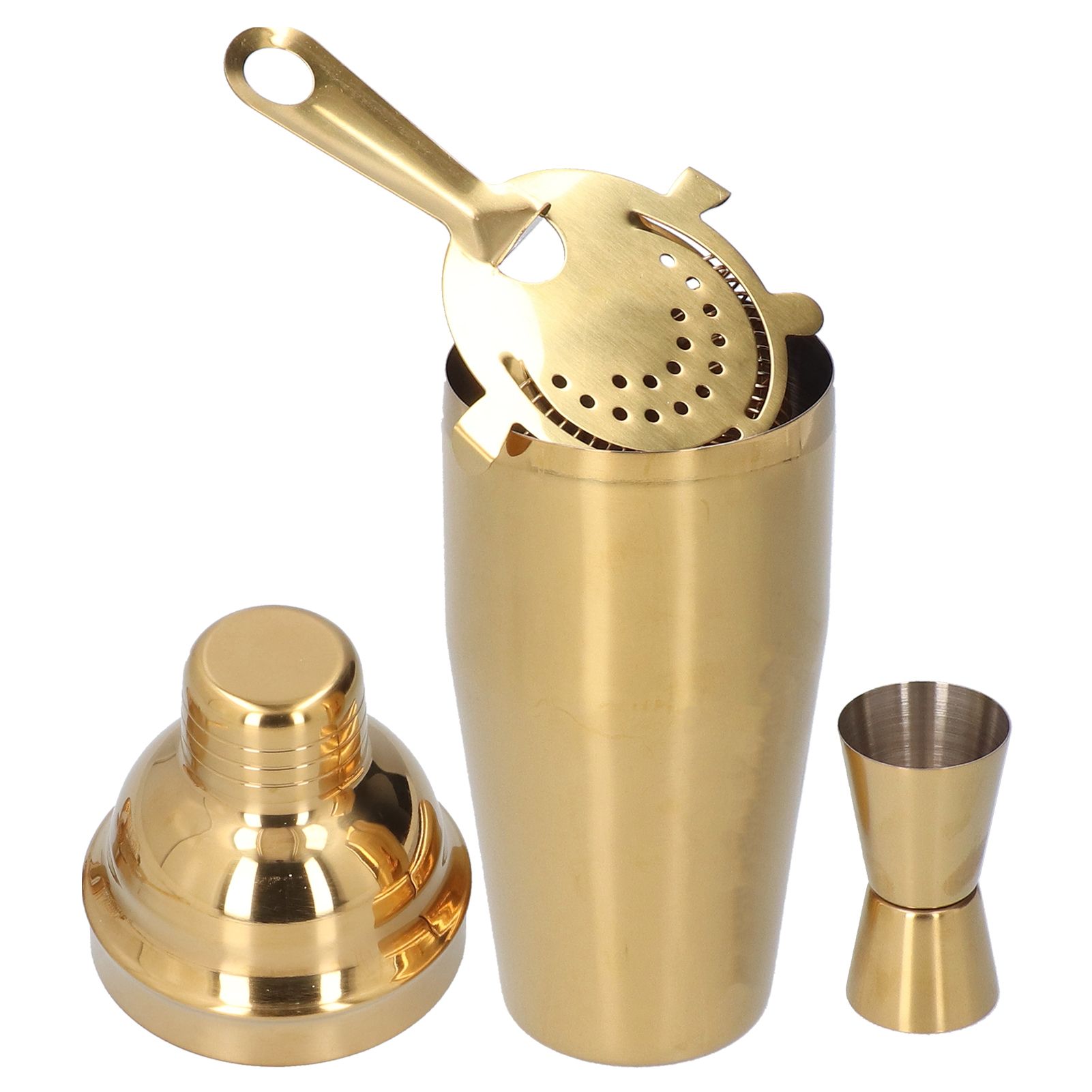 Cocktail Set Fashionable 750ml Stainless Steel Barware Tool Kit with Strainer view 4