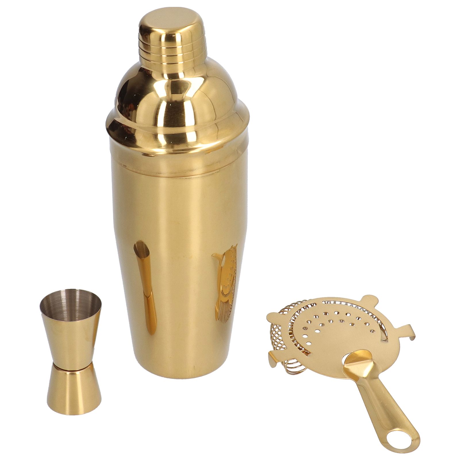 Cocktail Set Fashionable 750ml Stainless Steel Barware Tool Kit with Strainer view 5