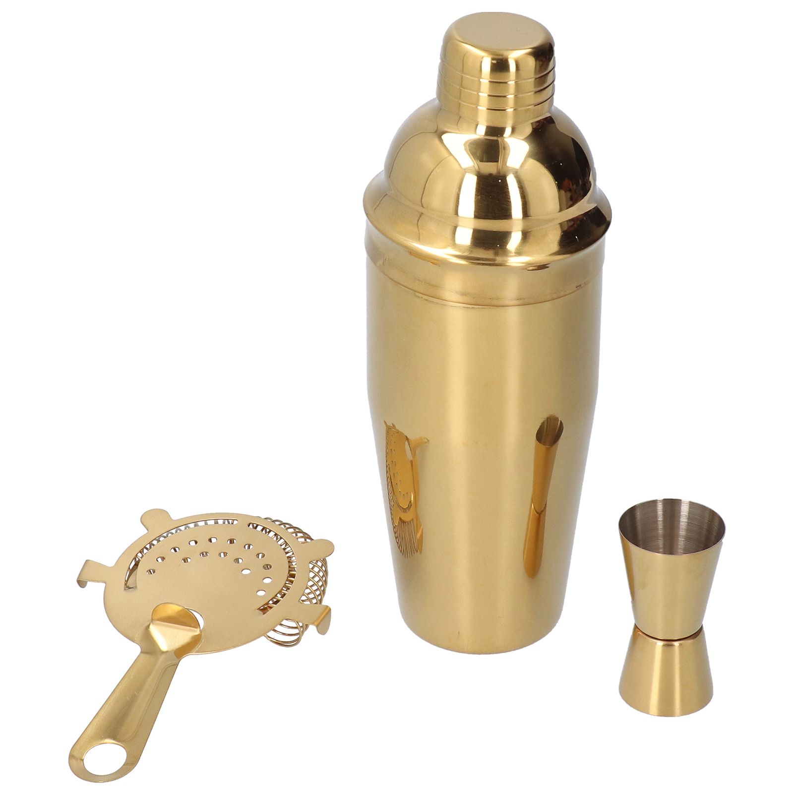 Cocktail Set Fashionable 750ml Stainless Steel Barware Tool Kit with Strainer view 6