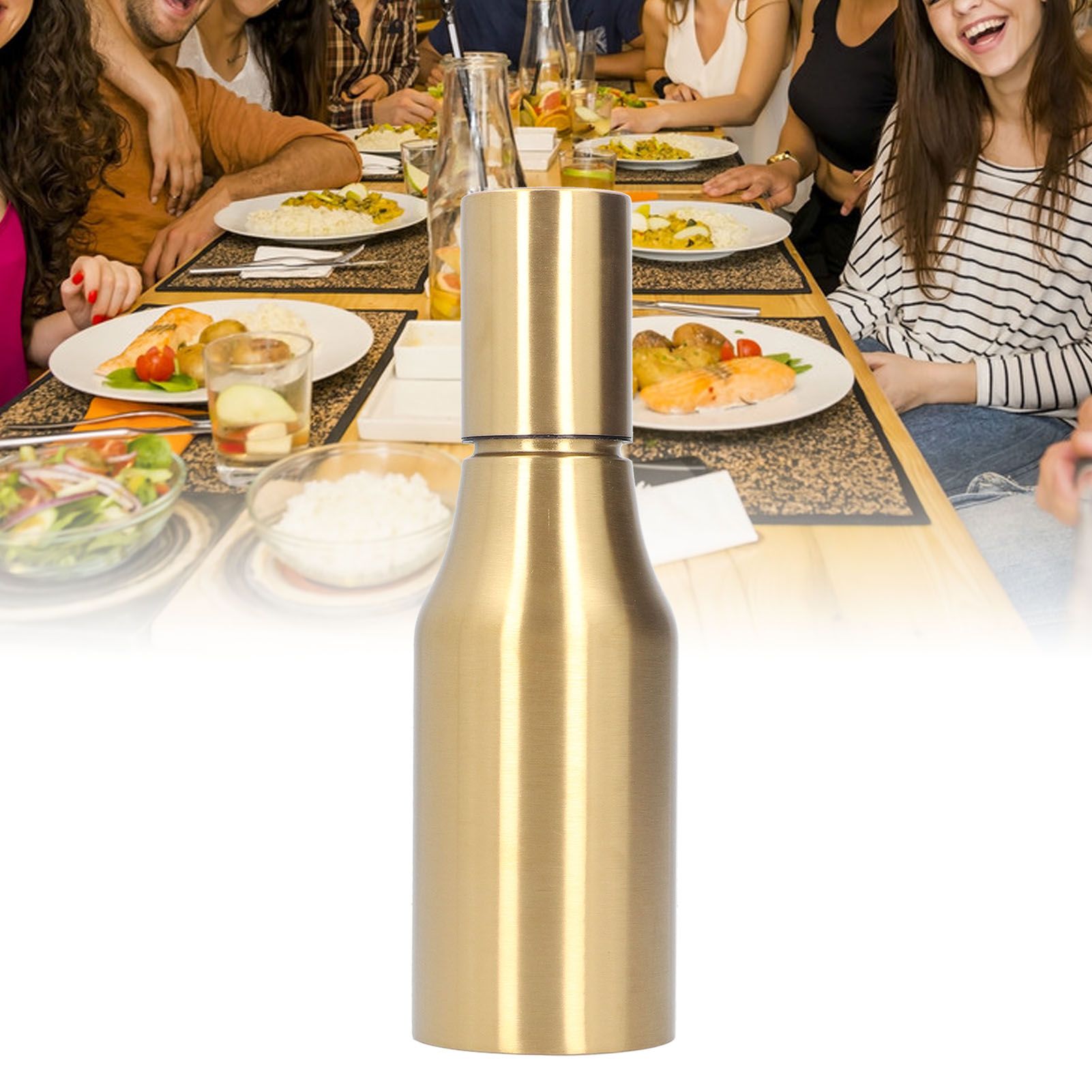 Stainless Steel Olive Oil Dispenser 500ML Leak Proof Dust Proof Kitchen Olive view 11