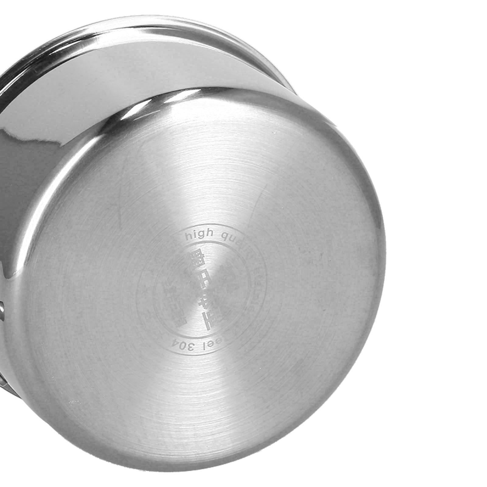Sauce Pan 304 Stainless Steel Anti Slip Multipurpose Thicken Milk Pot with Lid view 15