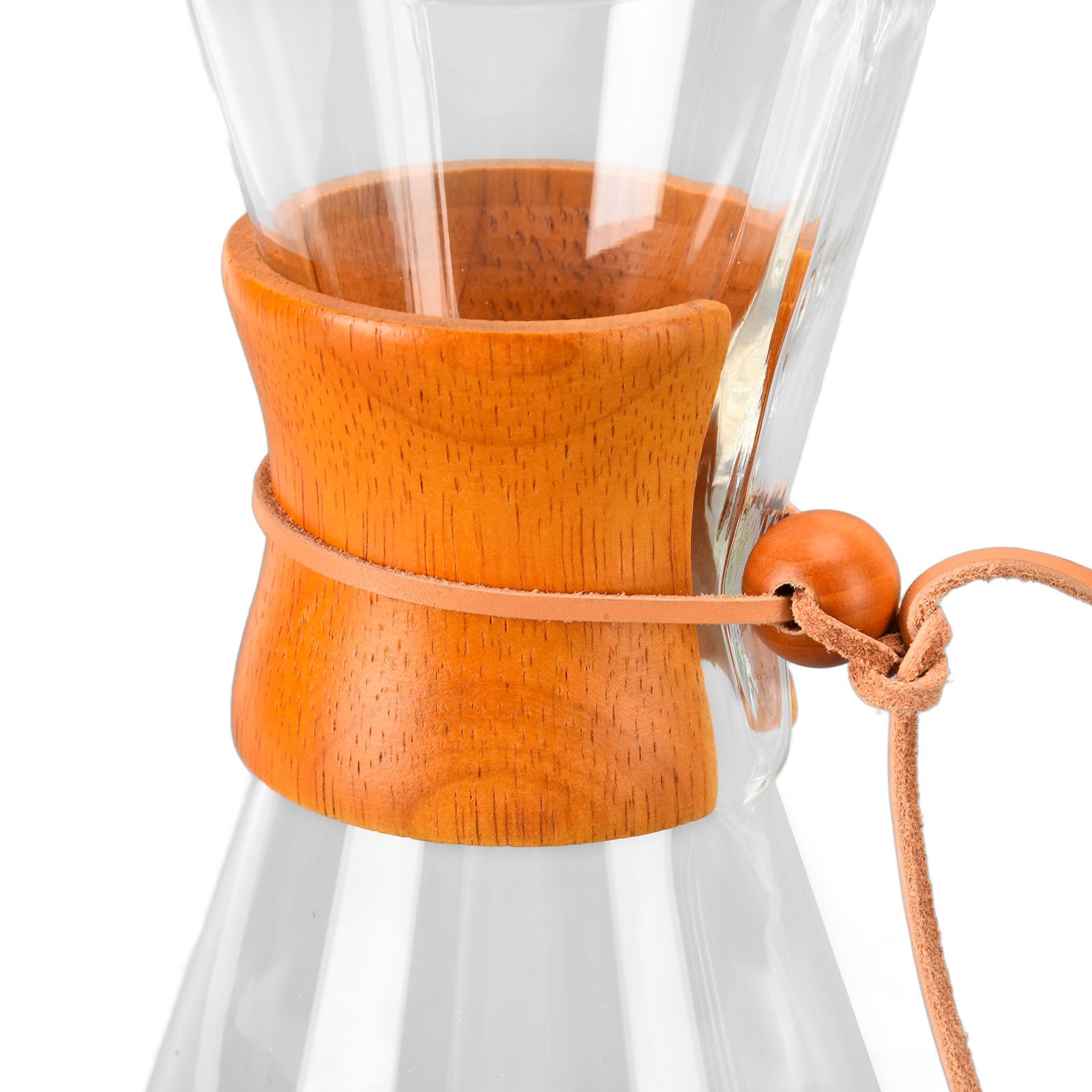 550ml Pour Over Coffee Dripper Bamboo Classic Heat Resistant Glass Coffee view 13