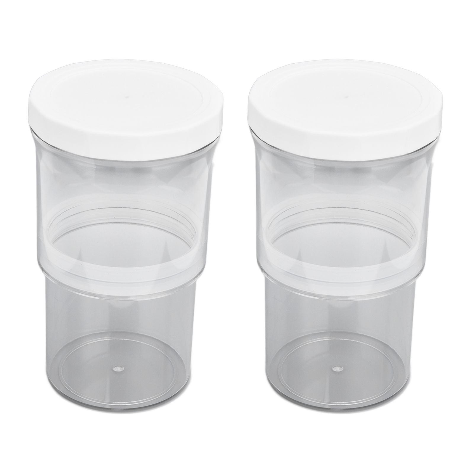 2Pcs Vacuum Container Push Type Retractable Adjustable Food Storage Box with view 2