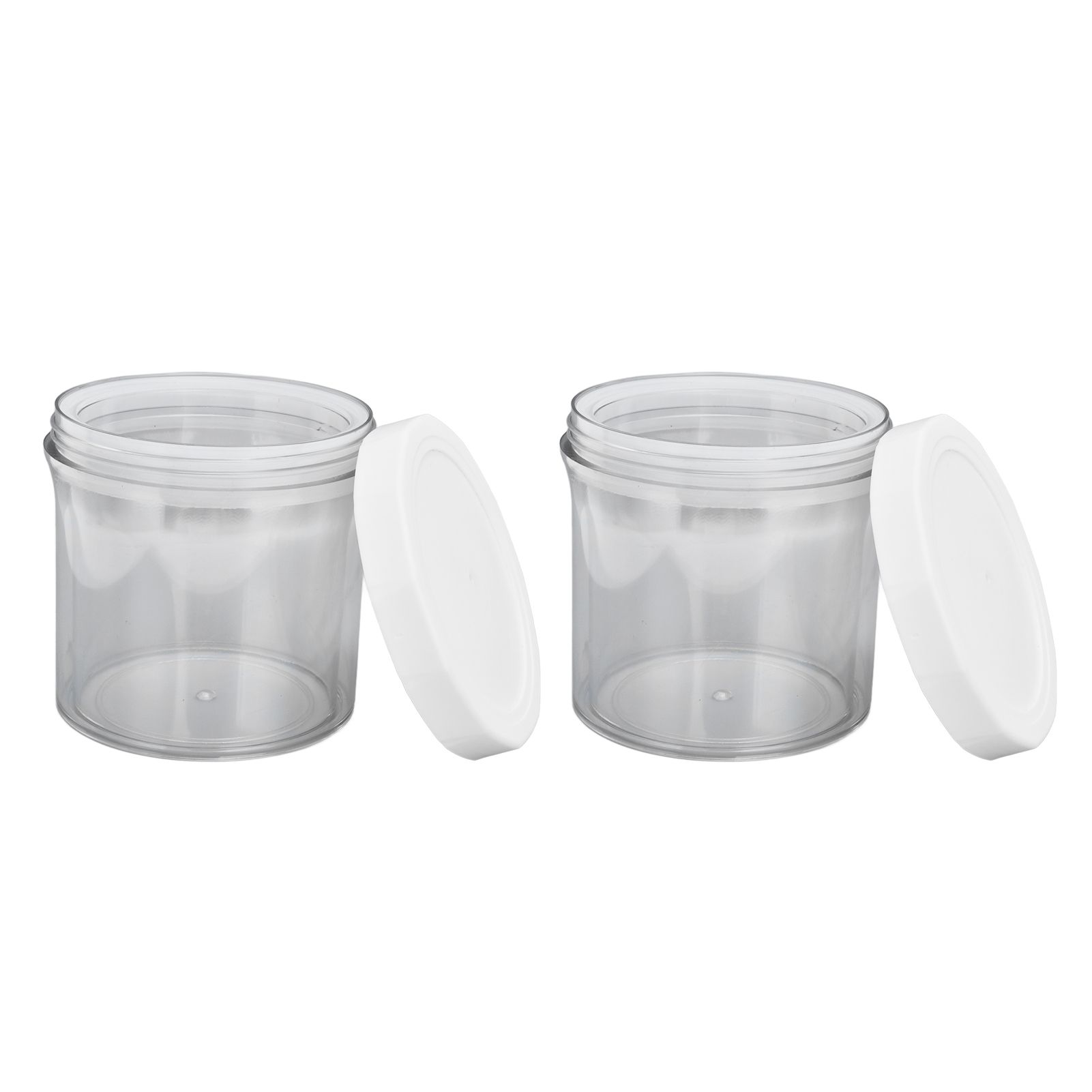2Pcs Vacuum Container Push Type Retractable Adjustable Food Storage Box with view 6