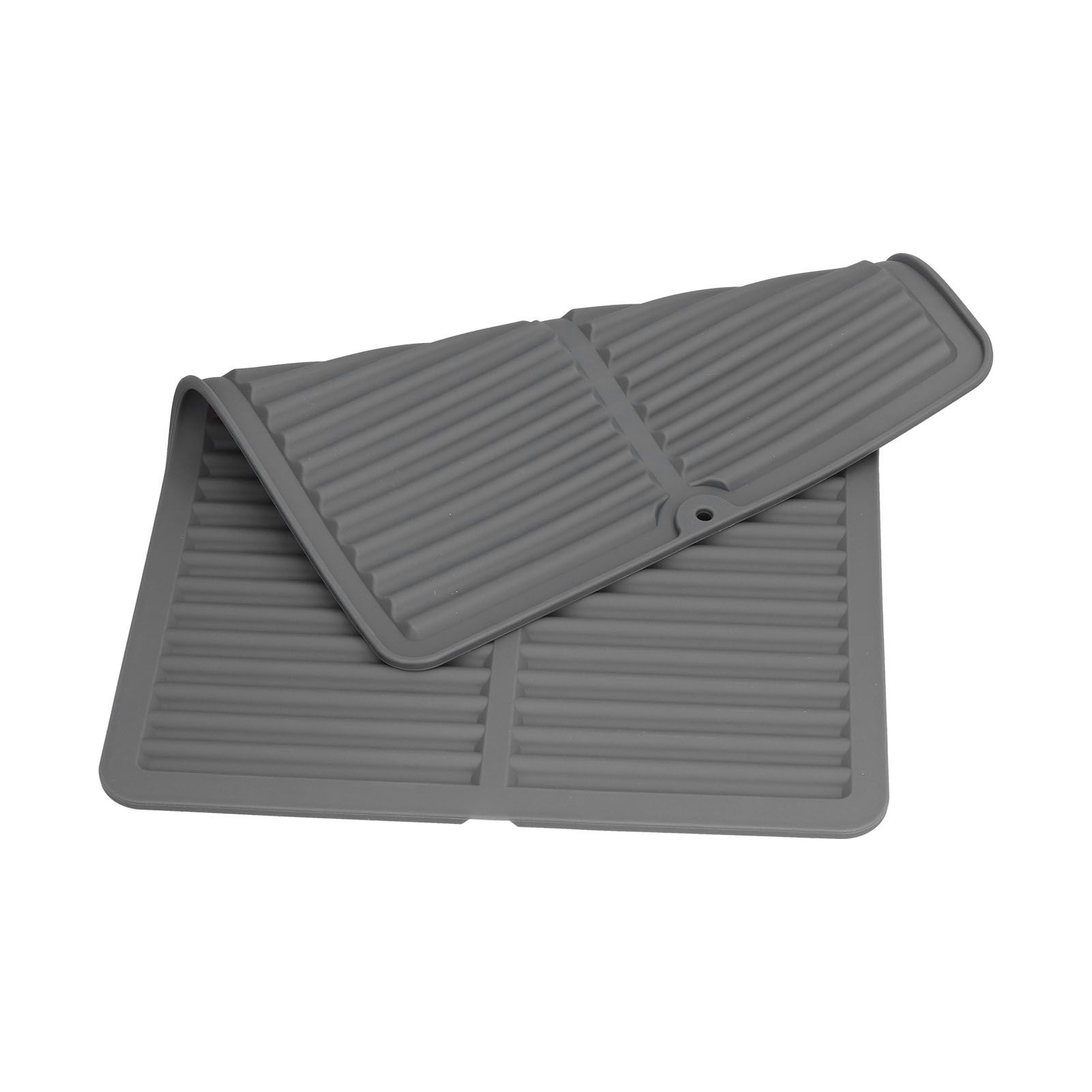 Dish Drying Mat Multiple Usage Silicone Kitchen Dish Draining Pad for Kitchen view 2