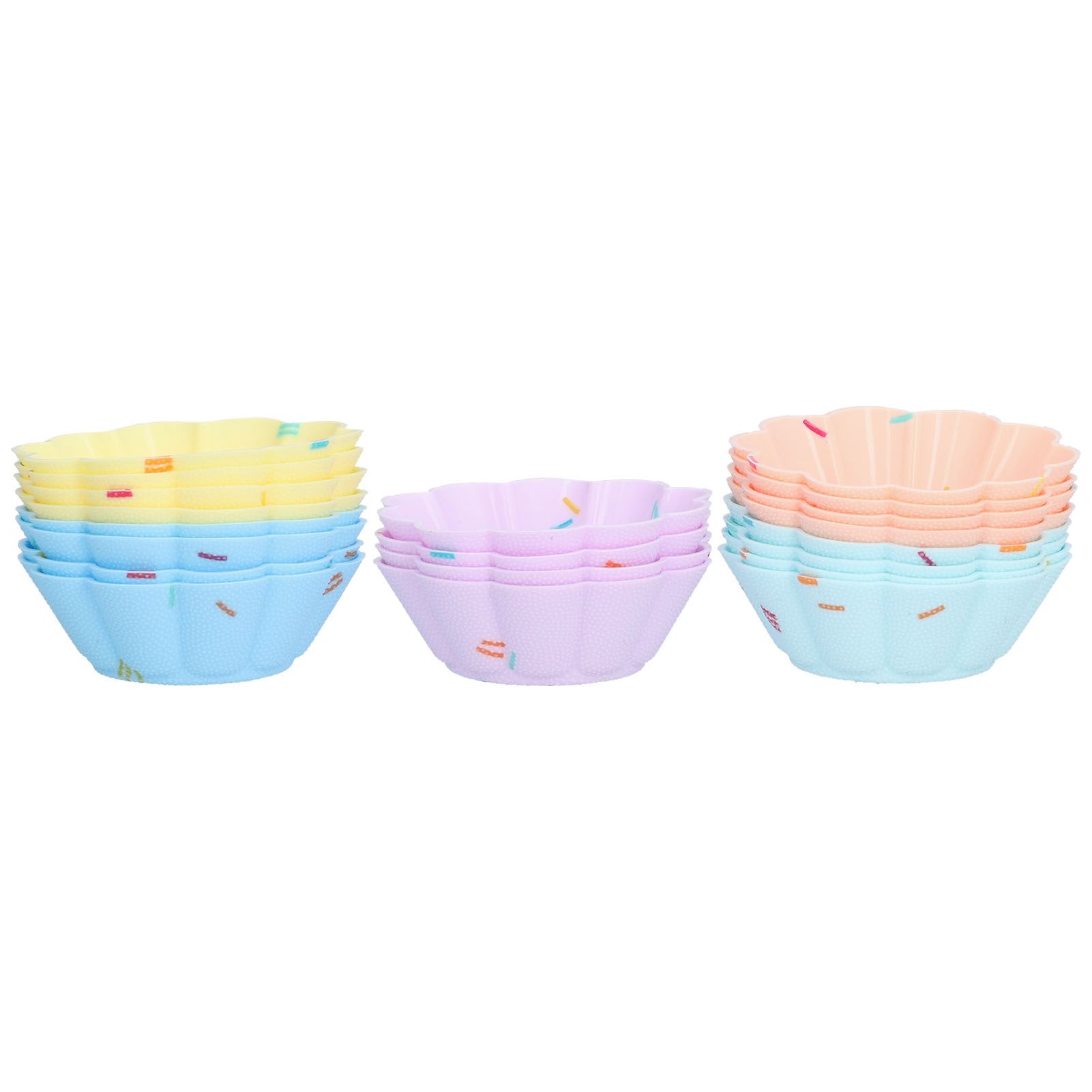 20Pcs Small Cake Cup Baking Mold Reusable Easy Clean Silicone Mini Cupcake view 5