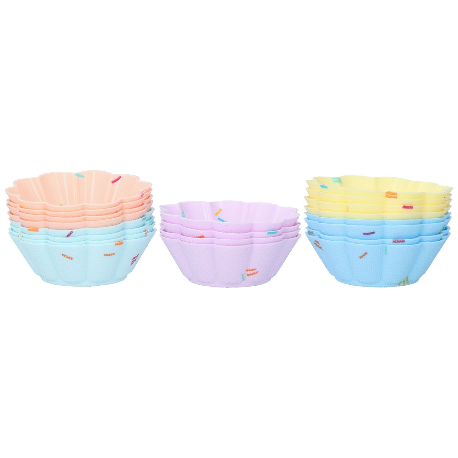 20Pcs Small Cake Cup Baking Mold Reusable Easy Clean Silicone Mini Cupcake view 6